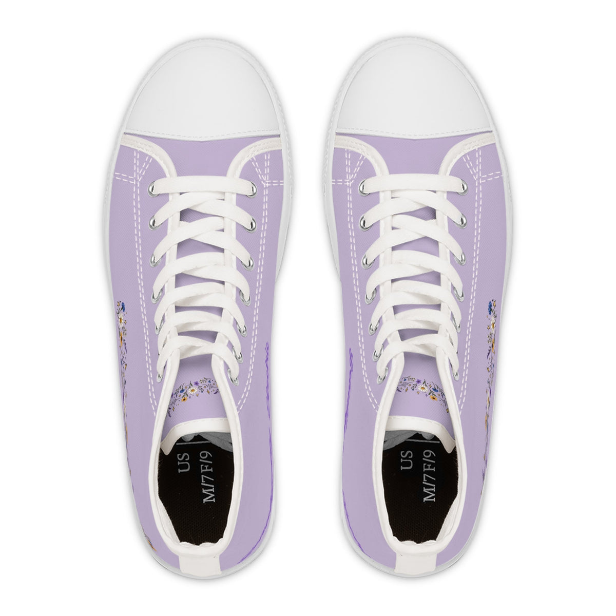 Beautifully Electric Women’s Epilepsy Awareness High-Top Canvas Sneakers - Shoes, Sneakers - EpiAl's Shop