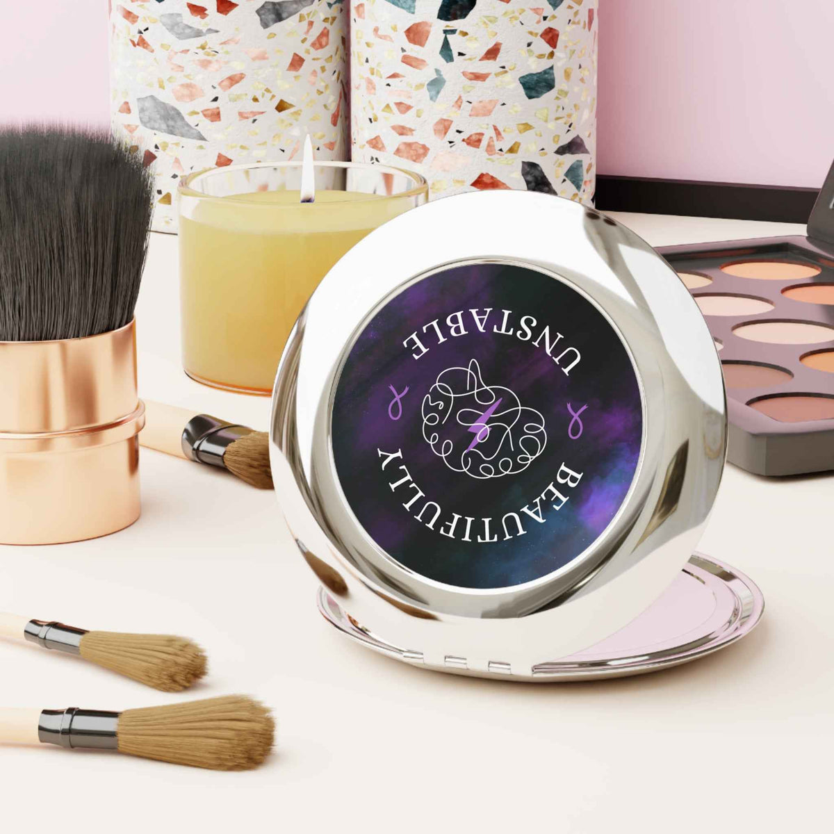 Beautifully Unstable Compact Mirror - Beauty Accessories, Mirror - EpiAl's Shop