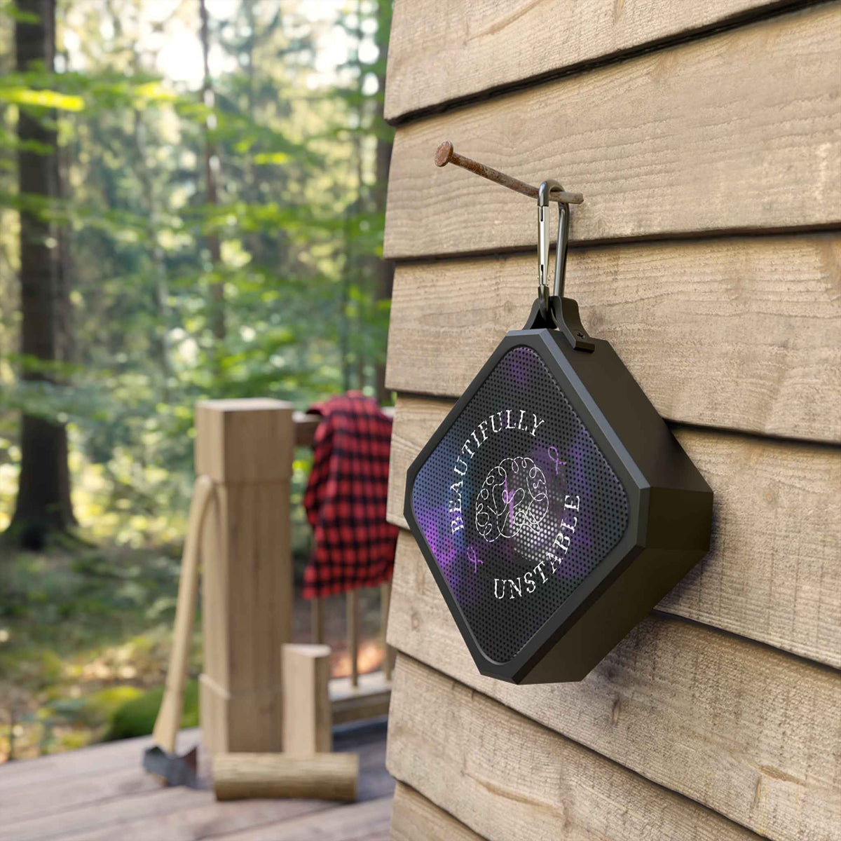 Beautifully Unstable Epilepsy Awareness Bluetooth Speaker – Portable Waterproof Speaker - Speakers, Bluetooth - EpiAl's Shop