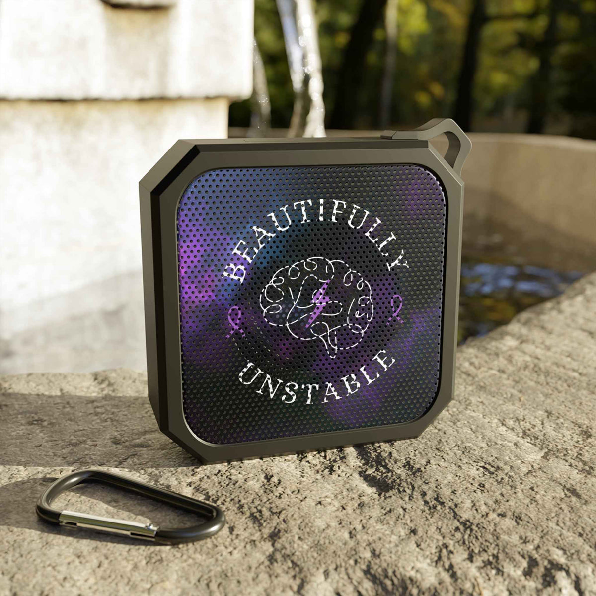 Beautifully Unstable Epilepsy Awareness Bluetooth Speaker – Portable Waterproof Speaker - Speakers, Bluetooth - EpiAl's Shop