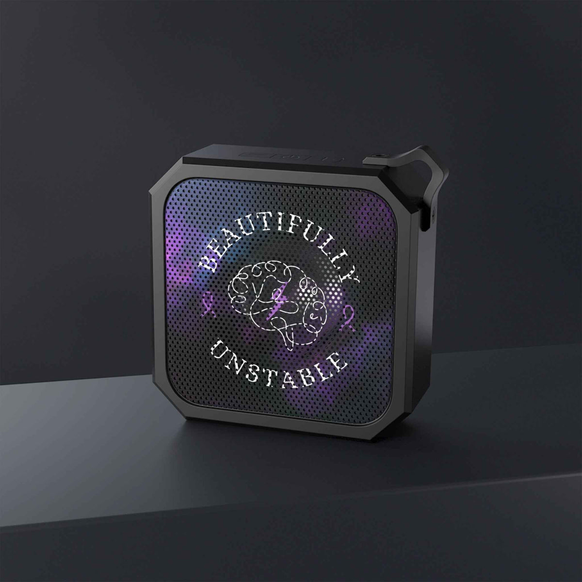 Beautifully Unstable Epilepsy Awareness Bluetooth Speaker – Portable Waterproof Speaker - Speakers, Bluetooth - EpiAl's Shop