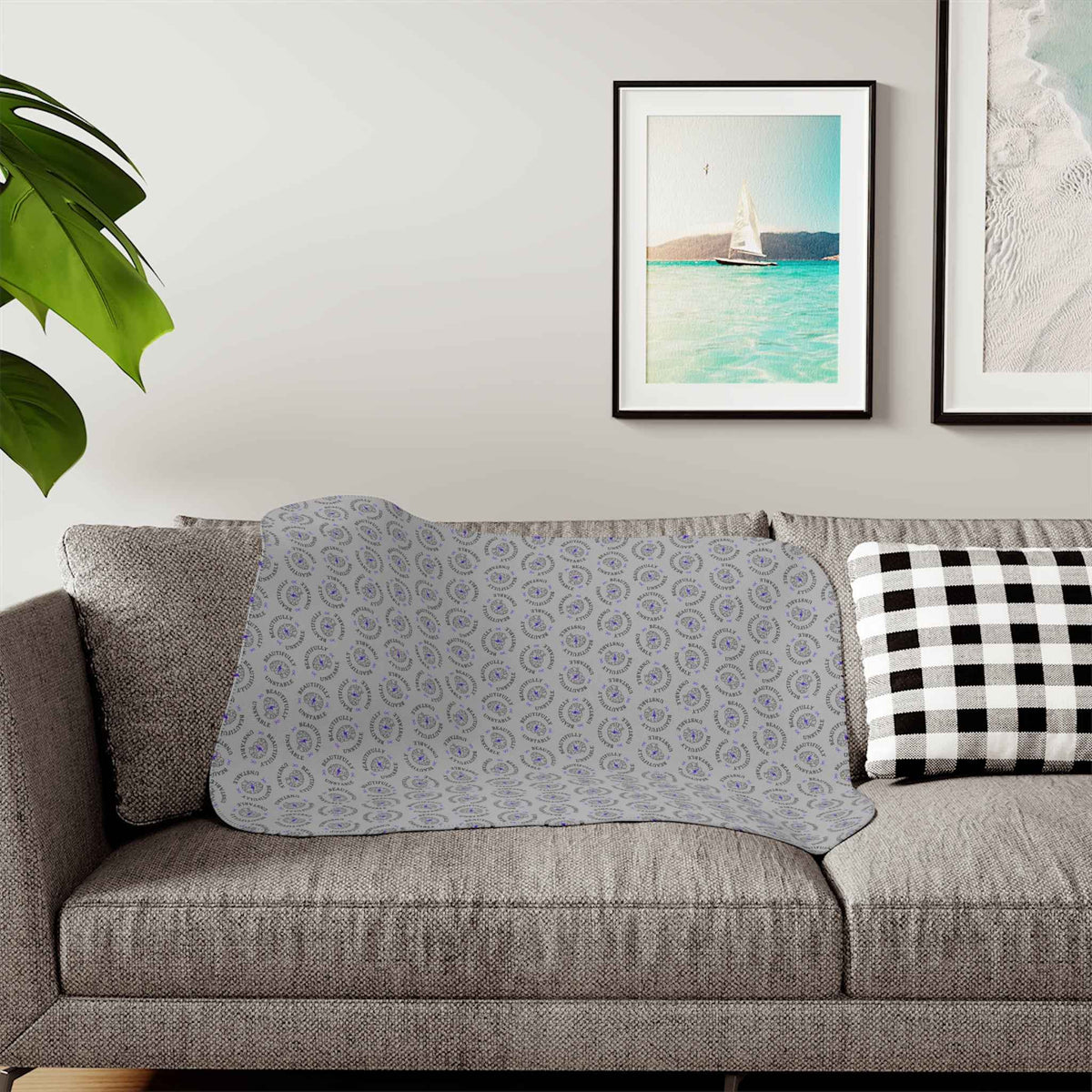 Beautifully Unstable Sherpa Blanket — Soft Strength Edition - Decor, Blankets, Throw - EpiAl's Shop
