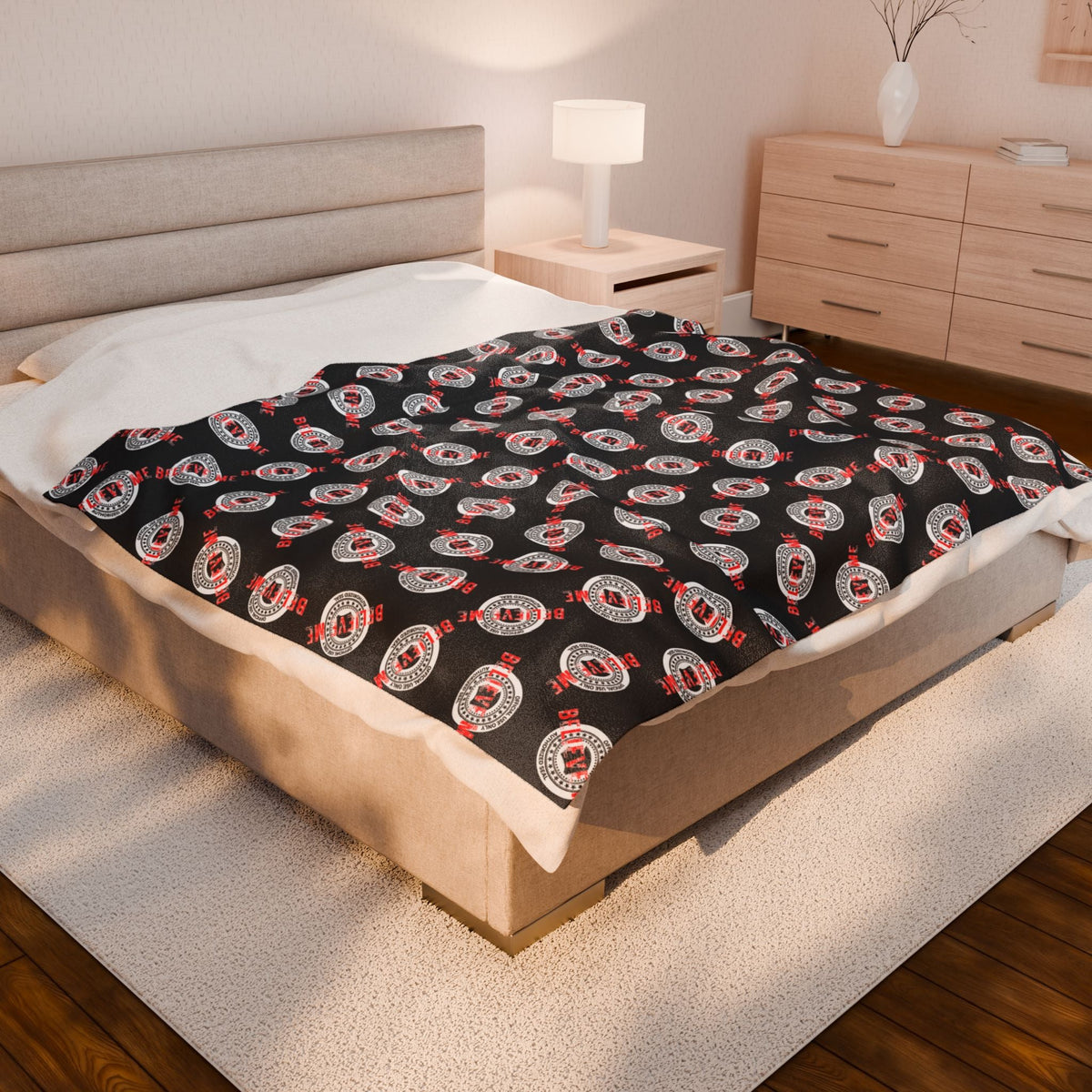 “Believe Me” Official Seal Blanket – Political Parody Throw - Decor, Blankets, Throw - EpiAl's Shop