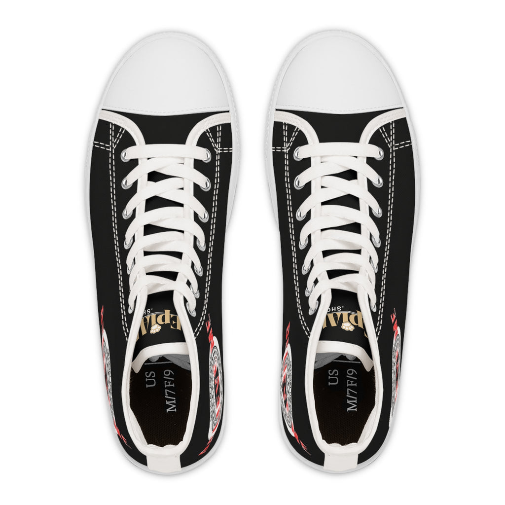 Believe Me Women’s High-Top Sneakers – Political Parody Statement Shoes - Shoes, Sneakers - EpiAl's Shop