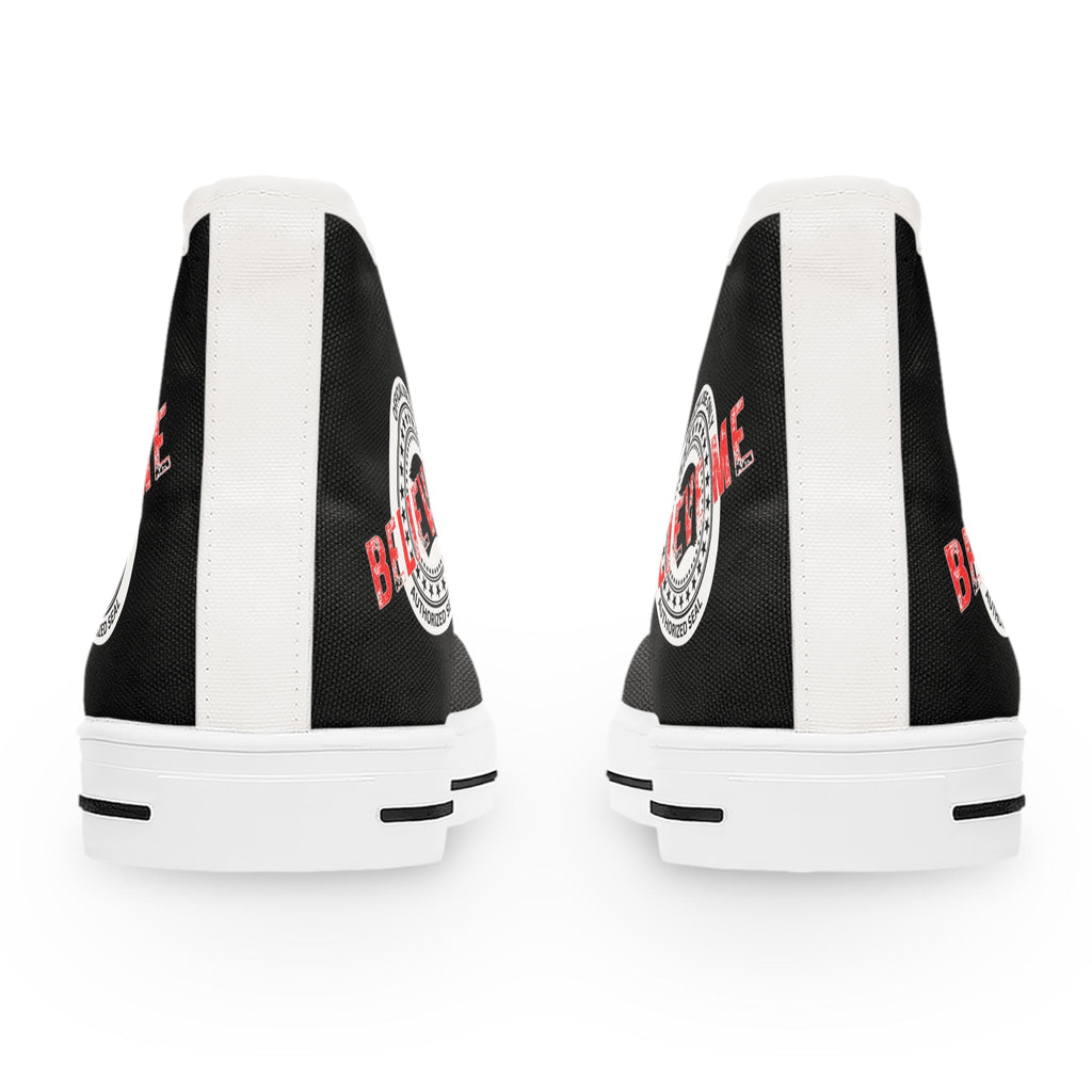 Believe Me Women’s High-Top Sneakers – Political Parody Statement Shoes - Shoes, Sneakers - EpiAl's Shop