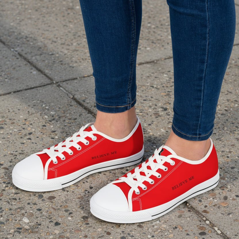 Believe Me Women's Low-Top Sneakers - Shoes, Sneakers - EpiAl's Shop