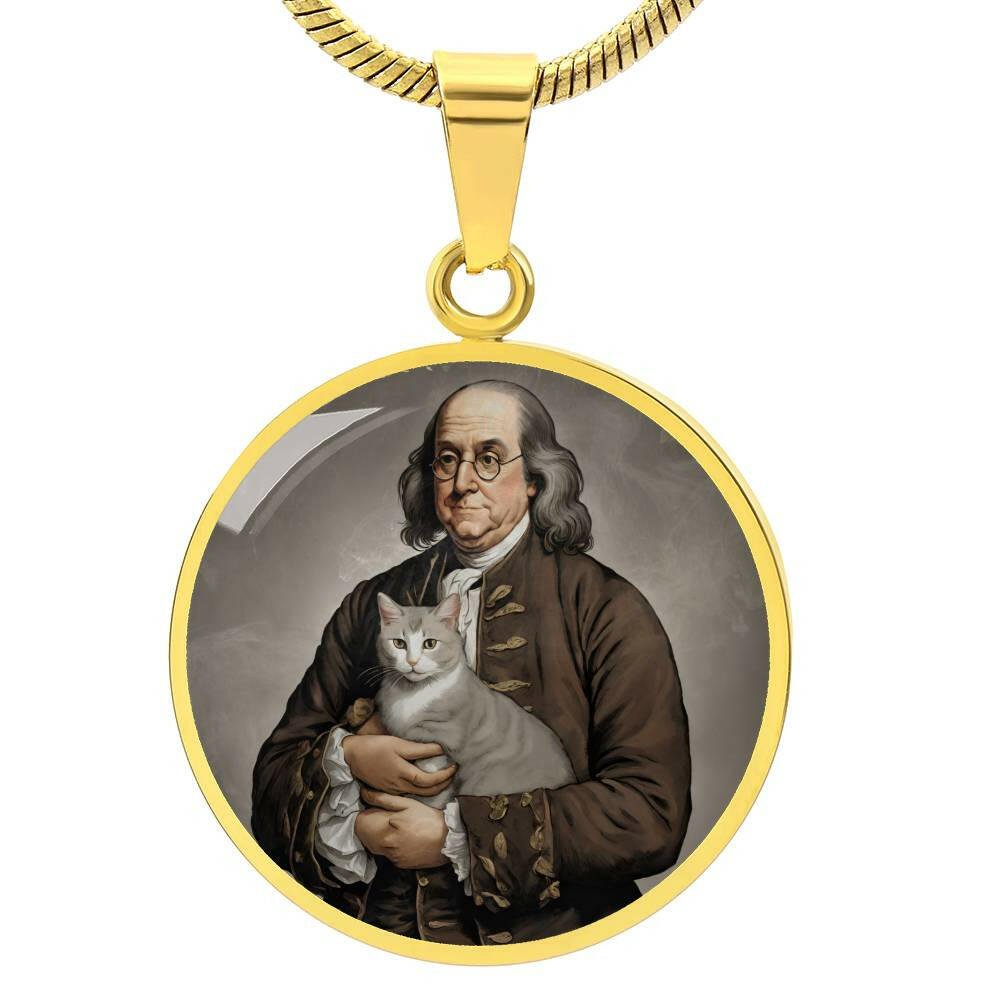 Benjamin Franklin's Cat Necklace - EpiAl's Shop