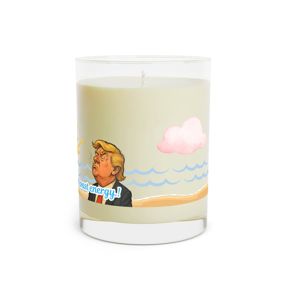“Best Coast Energy” Ocean Mist Candle – Parody Coastal Collection - Decor, Candles, Scented - EpiAl's Shop