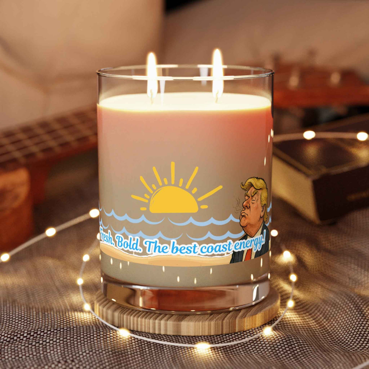 “Best Coast Energy” Ocean Mist Candle – Parody Coastal Collection - Decor, Candles, Scented - EpiAl's Shop