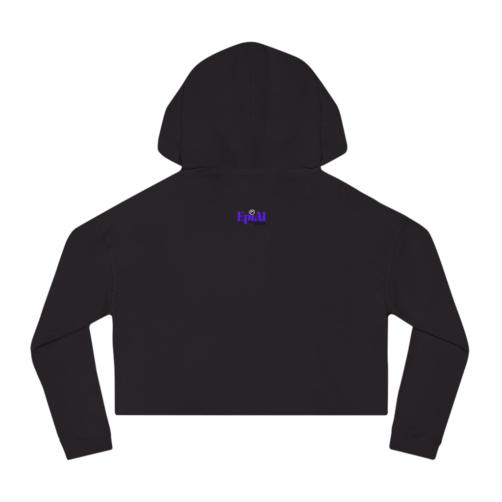 Bewitching Cat Lady Cropped Hooded Sweatshirt - Hoodie - EpiAl's Shop