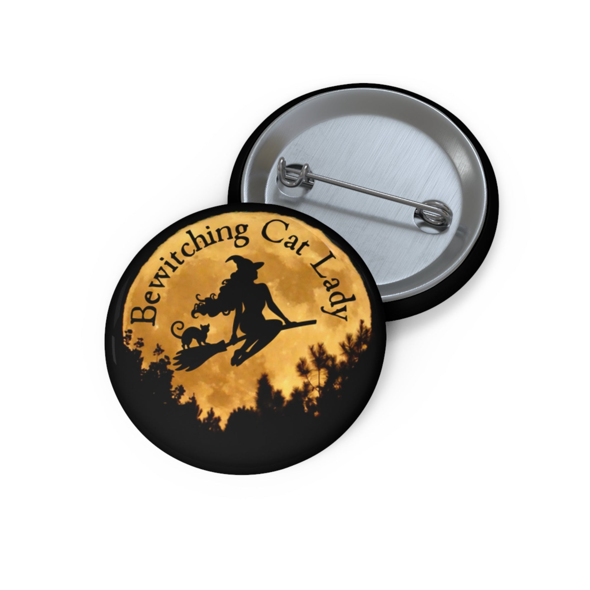 Bewitching Cat Lady Pin Buttons - Accessories - EpiAl's Shop