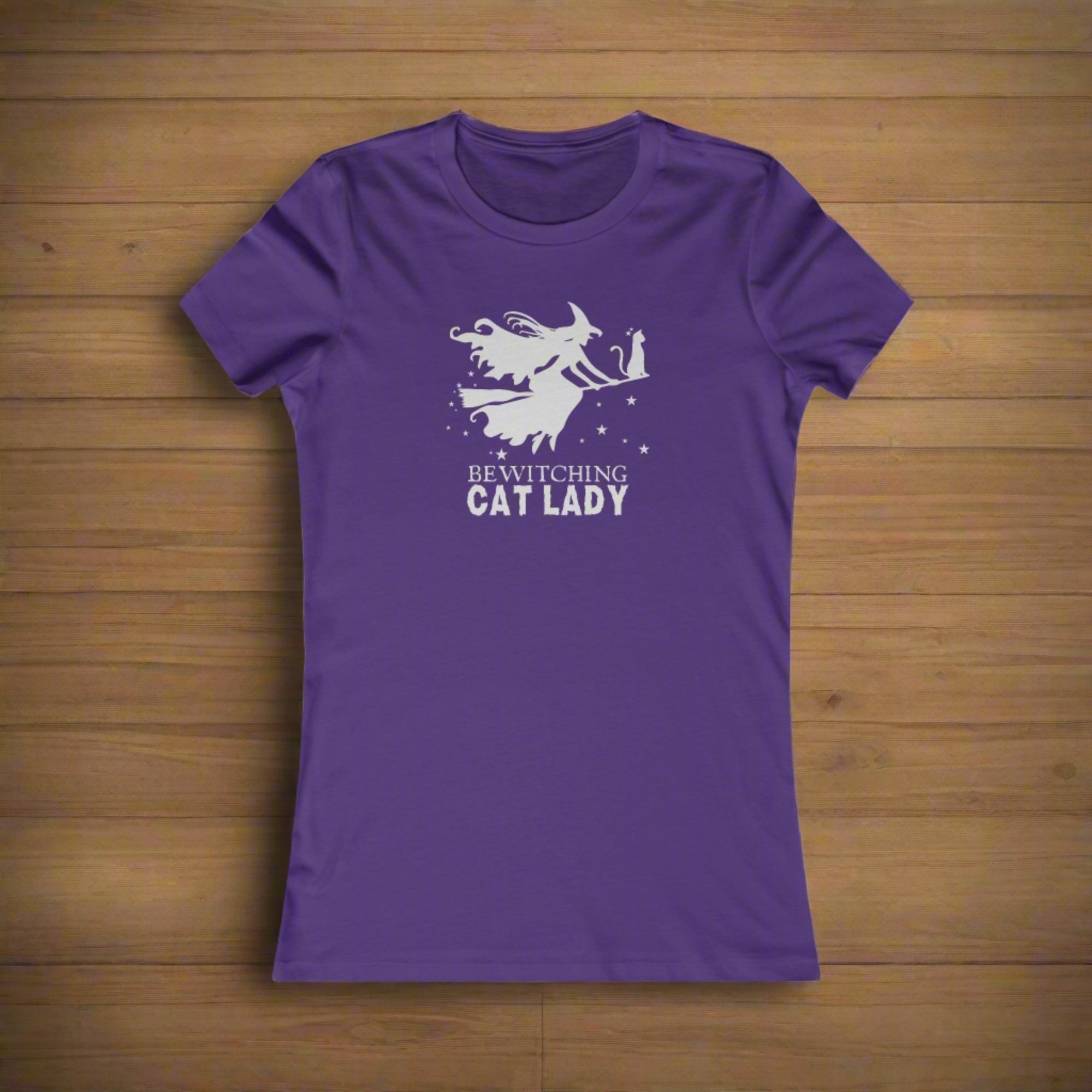 Bewitching Cat Lady Women's Favorite Tee - T - Shirt - Epileptic Al’s Shop