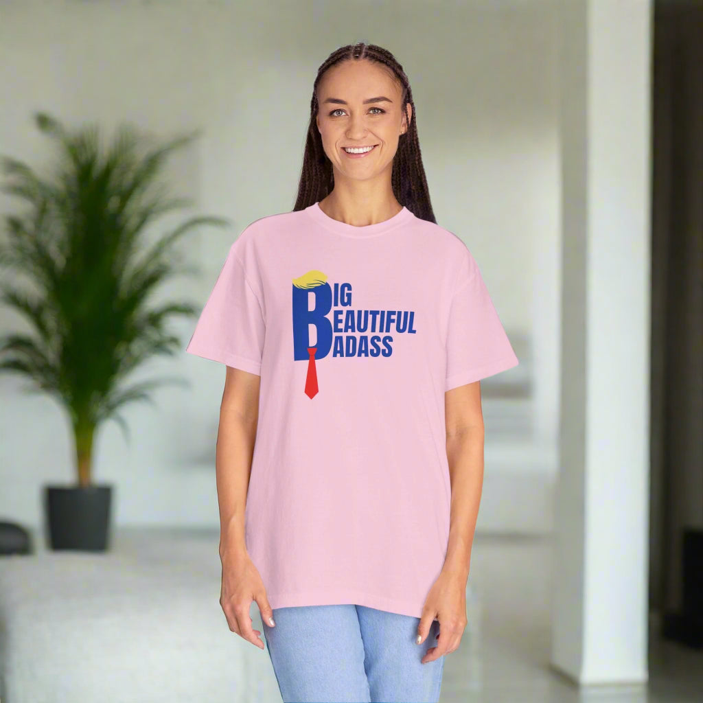 Big Beautiful Badass Unisex Garment - Dyed T-Shirt - Clothing, T-shirts - EpiAl's Shop