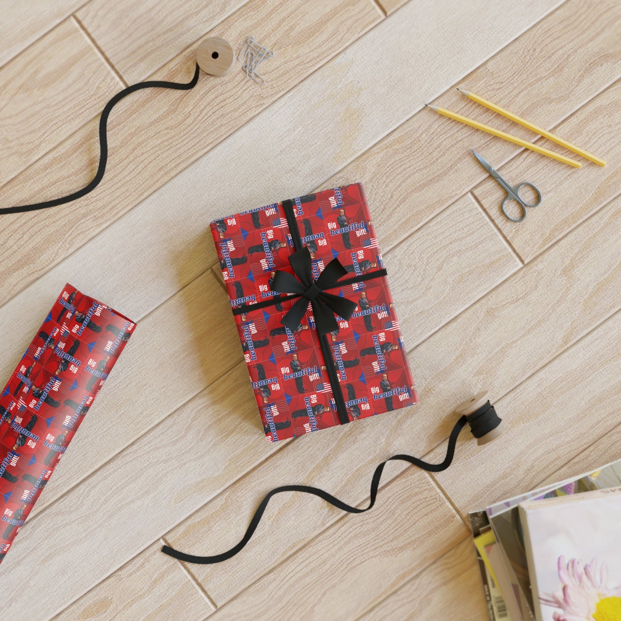 Big Beautiful Gift from Trump Gift Wrapping Paper Roll - Paper Products, Gift Wrapping Paper - EpiAl's Shop