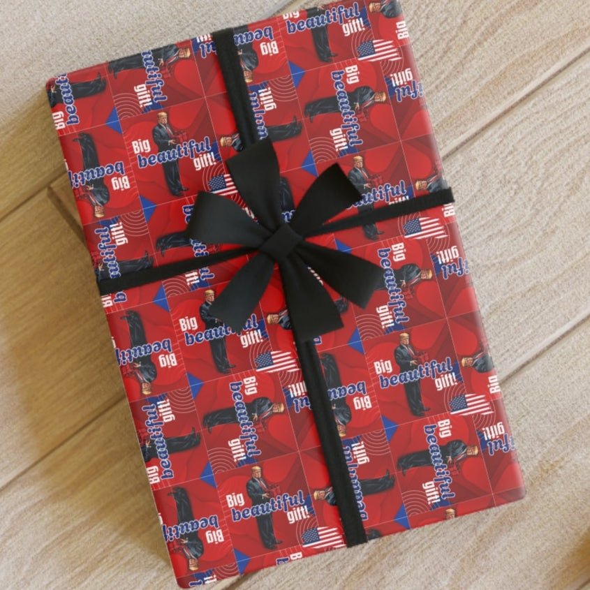 Big Beautiful Gift from Trump Gift Wrapping Paper Roll - Paper Products, Gift Wrapping Paper - EpiAl's Shop