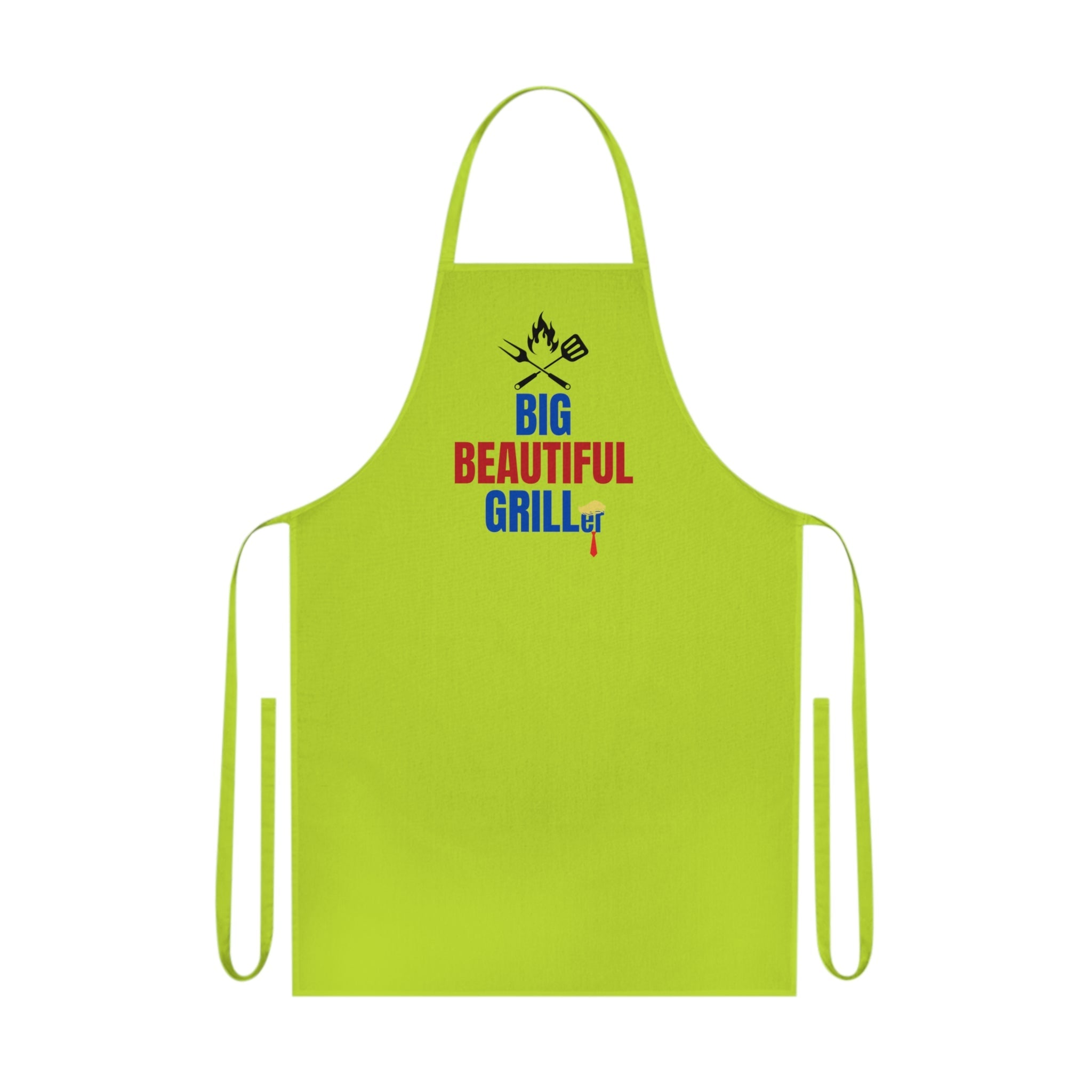 Big Beautiful Griller Cotton Apron - Fun BBQ Cooking Gift - Accessories, Kitchen, Aprons - EpiAl's Shop