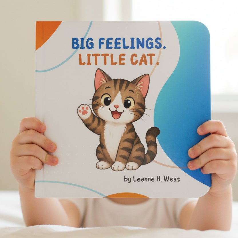 Big Feelings, Little Cat Board Book | Kids Emotional Learning & Mental Health Book - Books, Board - EpiAl's Shop