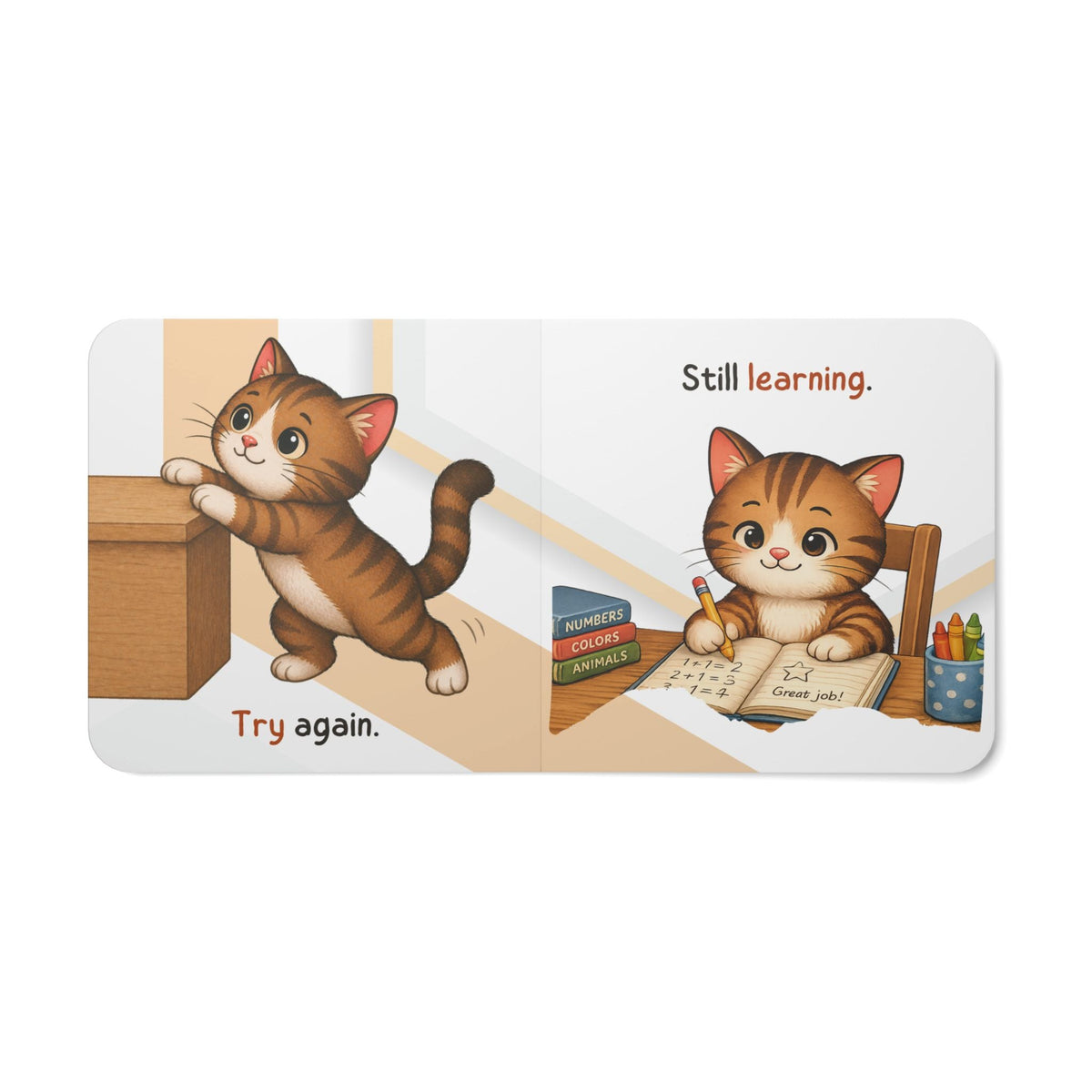 Big Feelings, Little Cat Board Book | Kids Emotional Learning & Mental Health Book - Books, Board - EpiAl's Shop