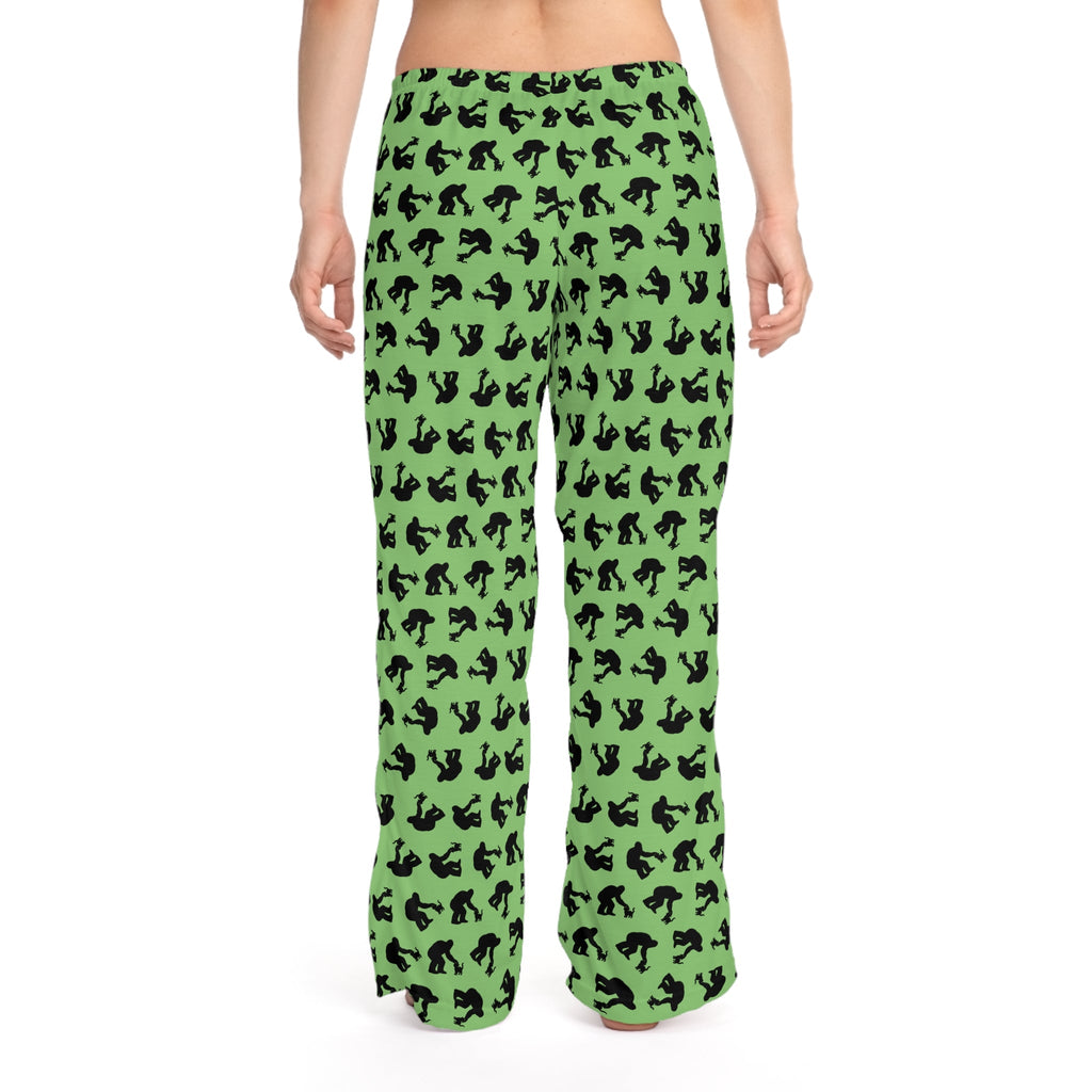 Bigfoot and Kitten Women’s Pajama Pants - Clothing, Women, Pajamas, Pants - EpiAl's Shop