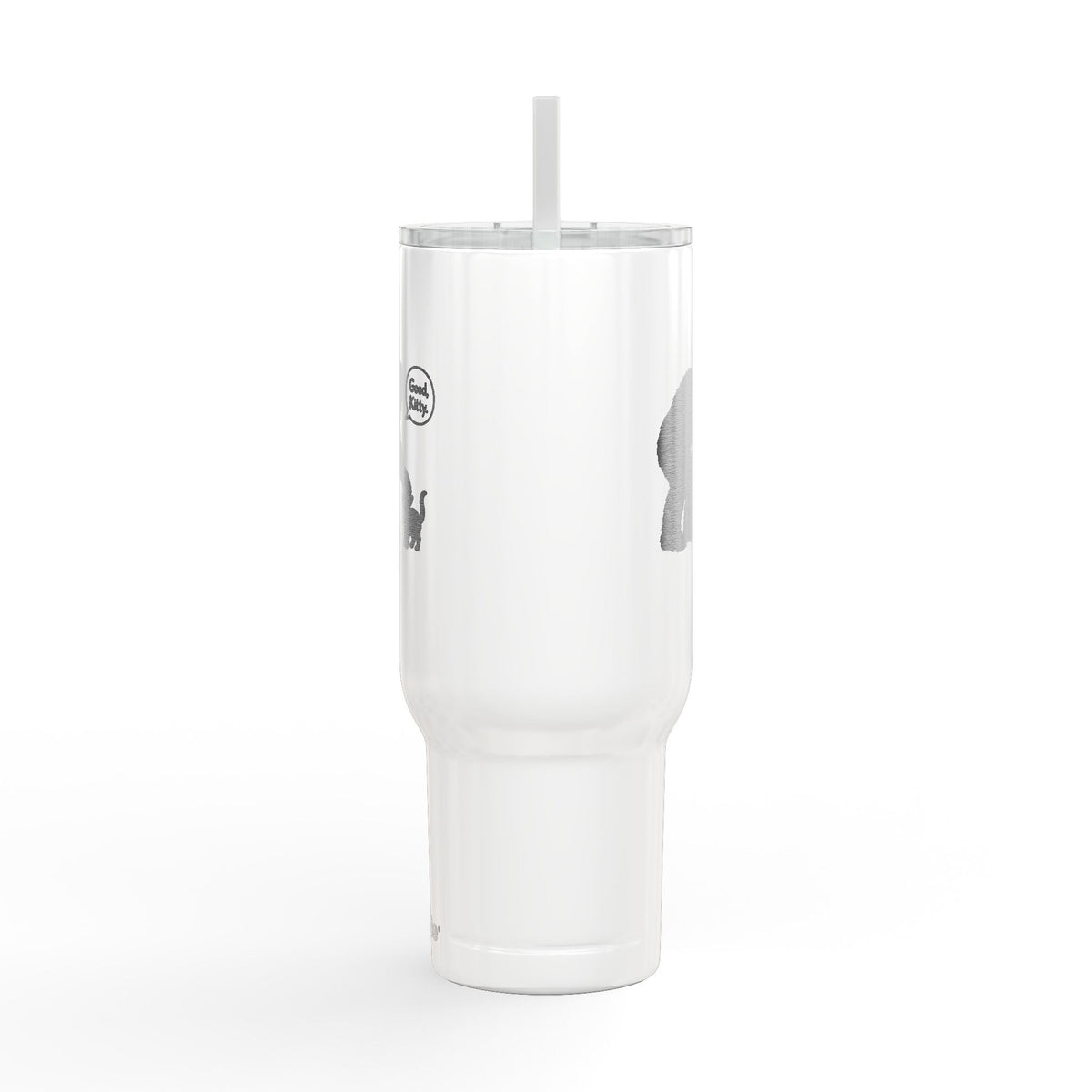 Bigfoot & Cat “Good, Kitty.” 40 oz Insulated Tumbler - Drinkware, Tumblers & Travel Mugs - EpiAl's Shop