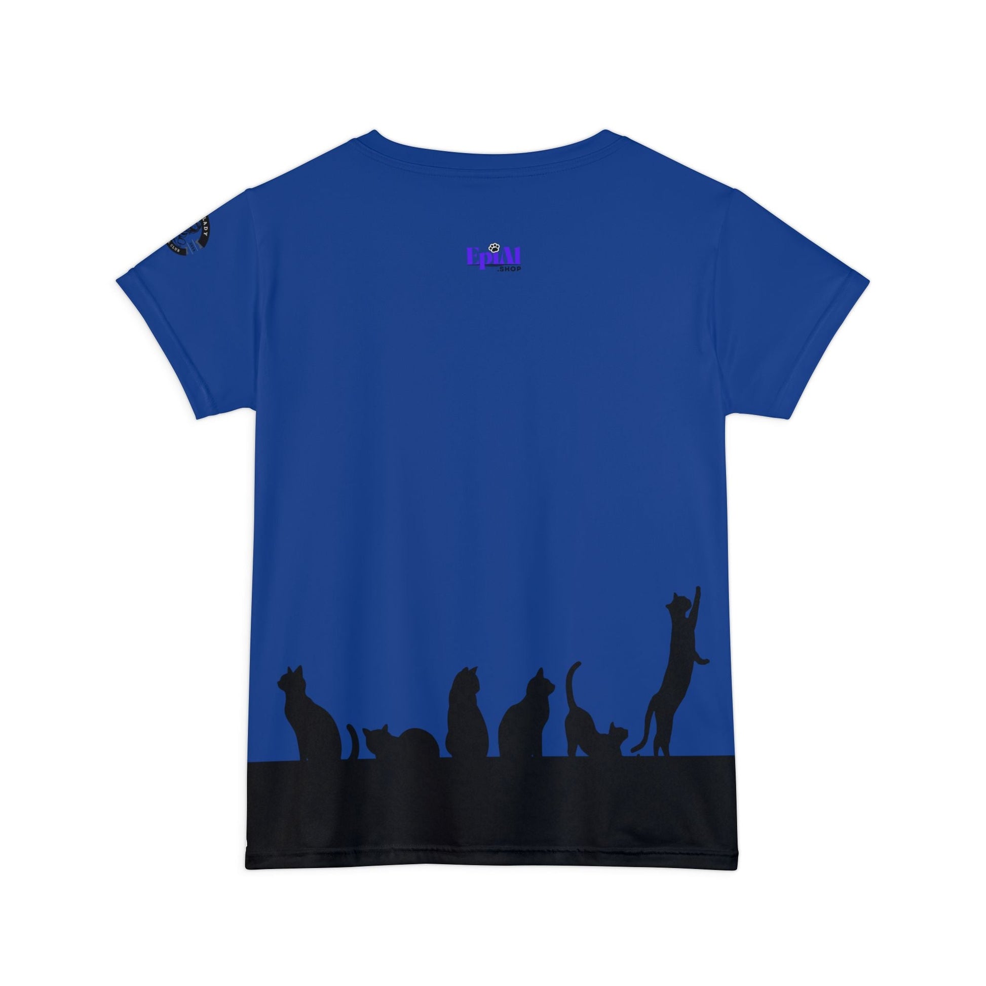 Black Cat Lady Short Sleeve Shirt - All Over Prints - EpiAl's Shop