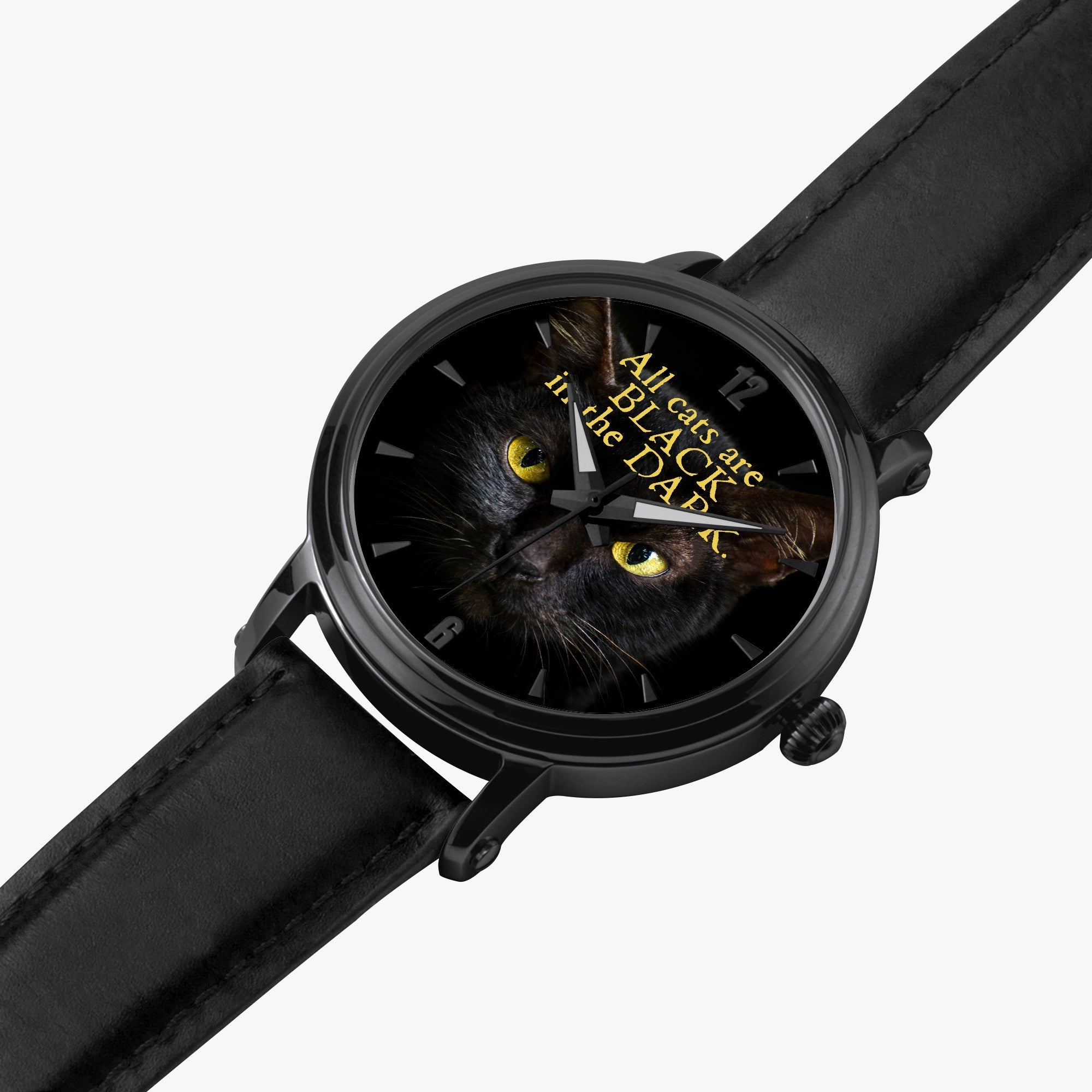 Black Cats 46mm Unisex Automatic Watch - Jewelry, Watches - EpiAl's Shop