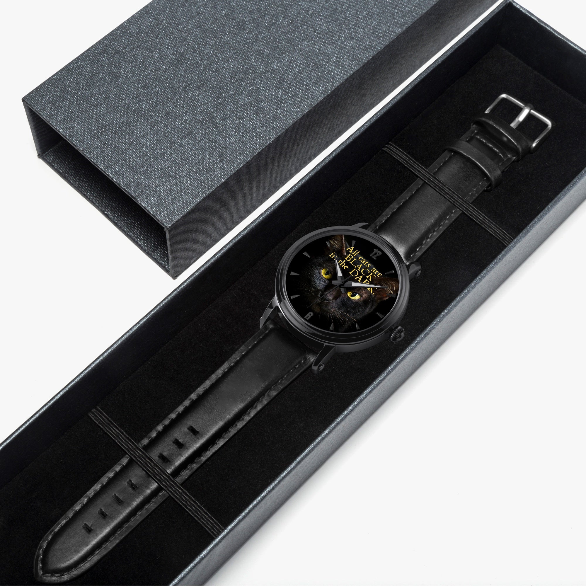 Black Cats 46mm Unisex Automatic Watch - Jewelry, Watches - EpiAl's Shop