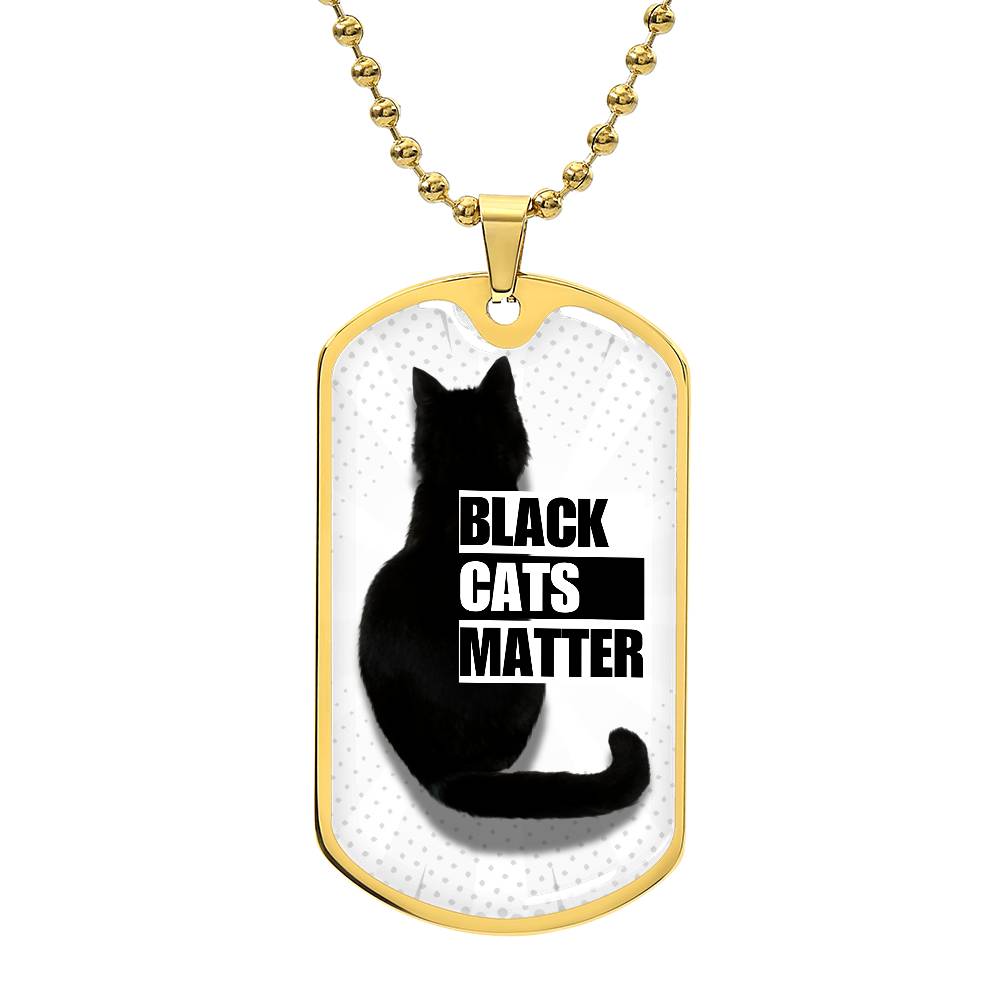 Black Cats Matter Necklace - Jewelry - Epileptic Al’s Shop
