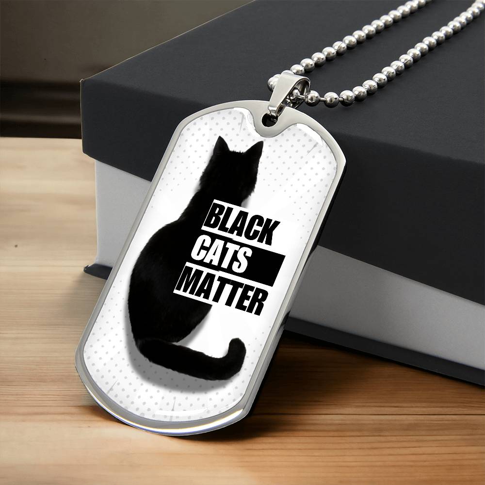 Black Cats Matter Necklace - Jewelry - Epileptic Al’s Shop