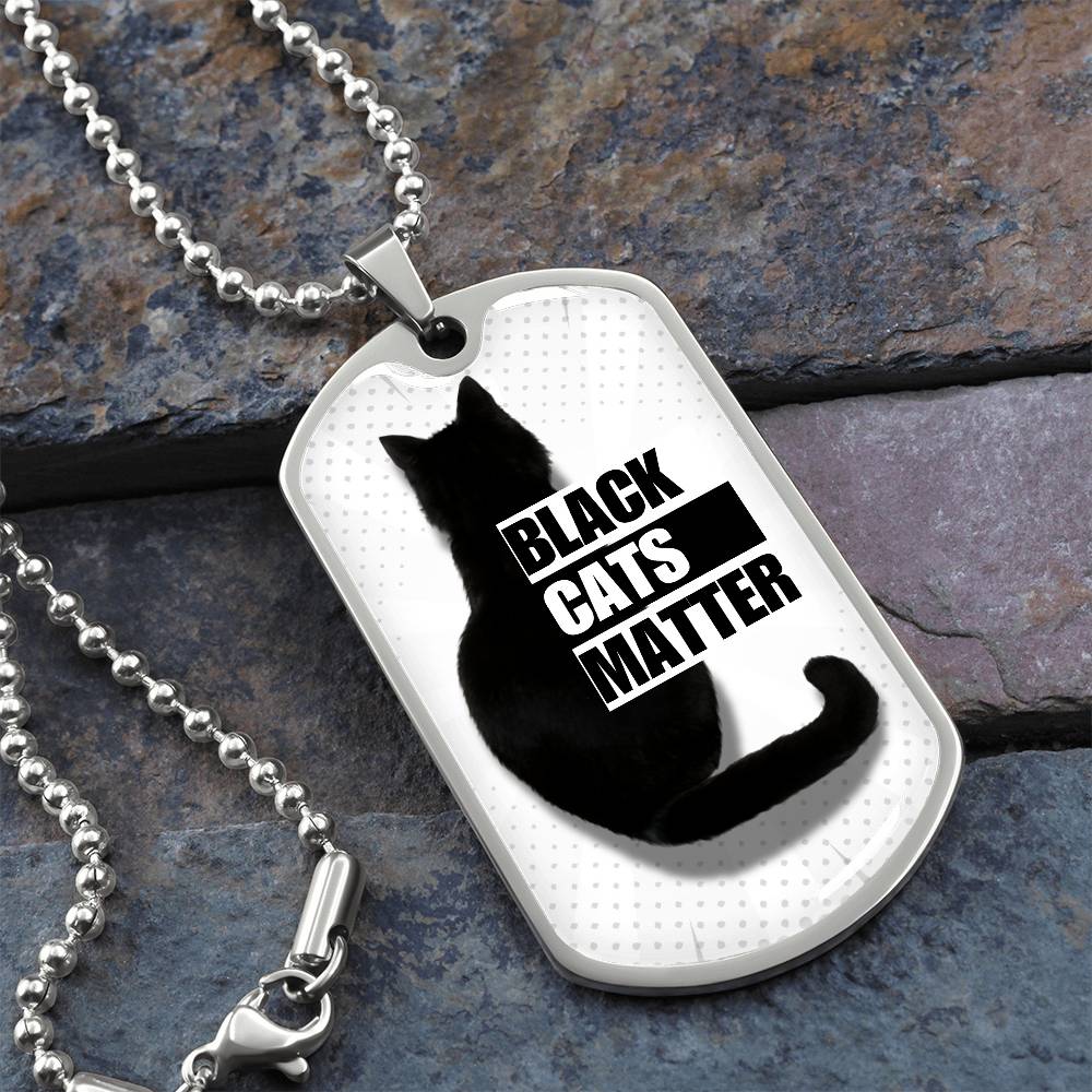 Black Cats Matter Necklace - Jewelry - Epileptic Al’s Shop