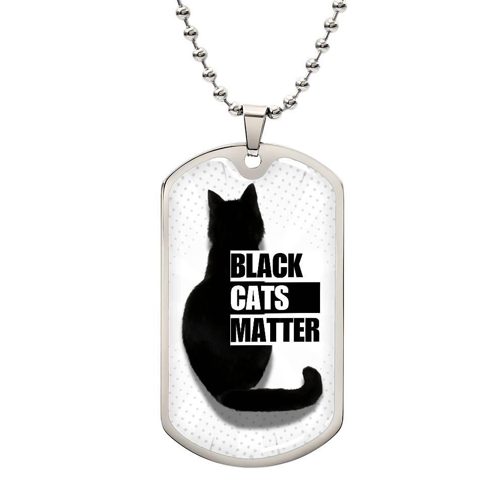 Black Cats Matter Necklace - Jewelry - Epileptic Al’s Shop
