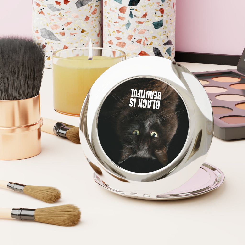 Black is Beautiful Compact Travel Mirror - Accessories, Beauty, Travel Mirror - EpiAl's Shop