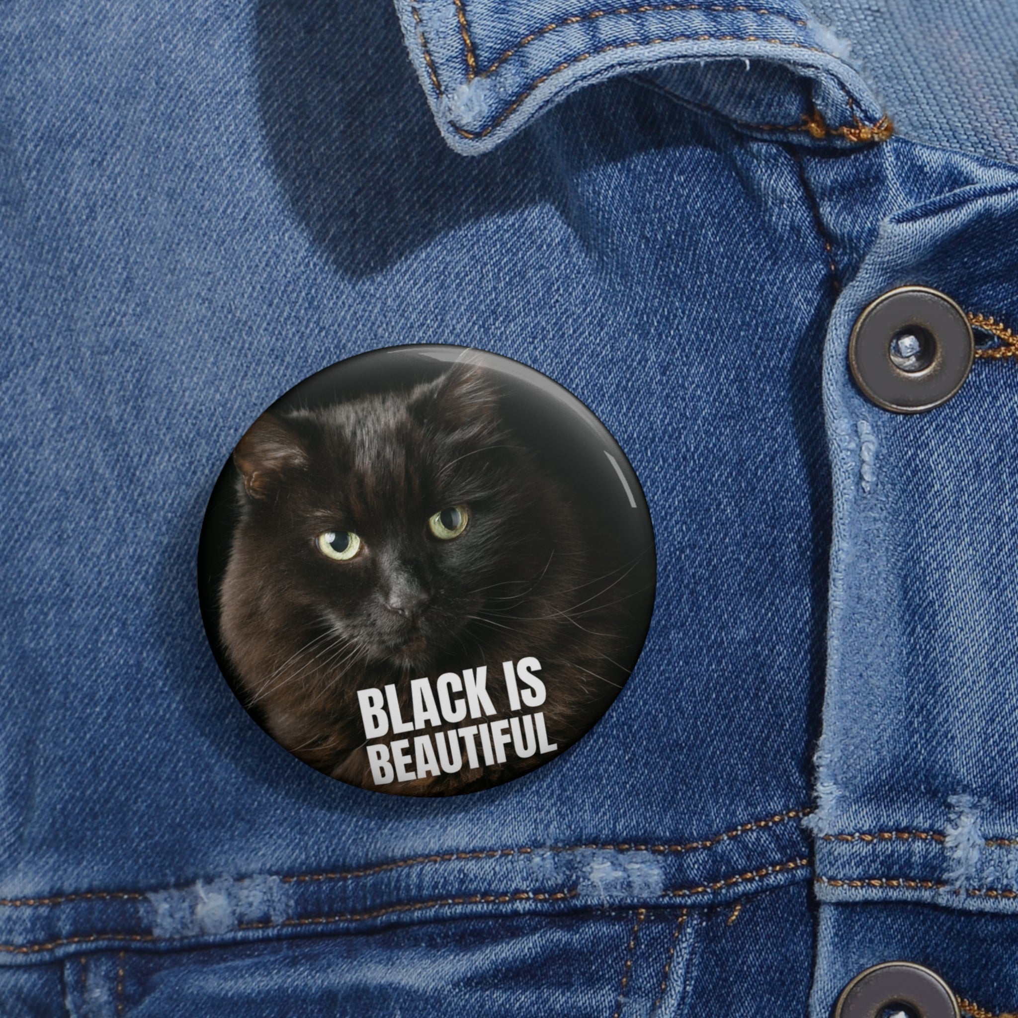 Black is Beautiful Pin Buttons - Accessories - EpiAl's Shop
