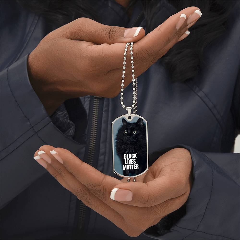 Black Lives Matter Dog Tag Necklace - Jewelry - EpiAl's Shop