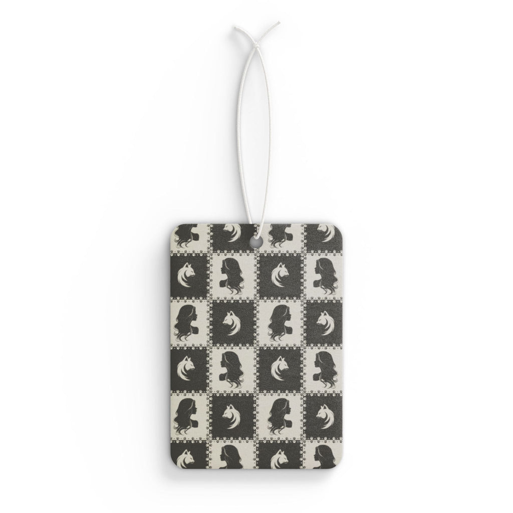 Black & White Cat Lady Car Air Freshener - Accessories, Auto, Air Fresheners - EpiAl's Shop