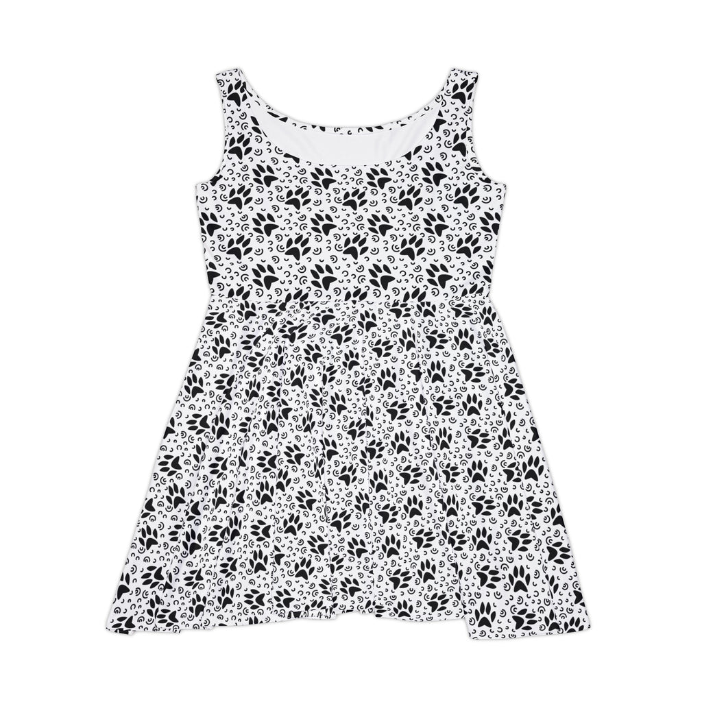 Black & White Women's Skater Dress - All Over Prints - Epileptic Al’s Shop