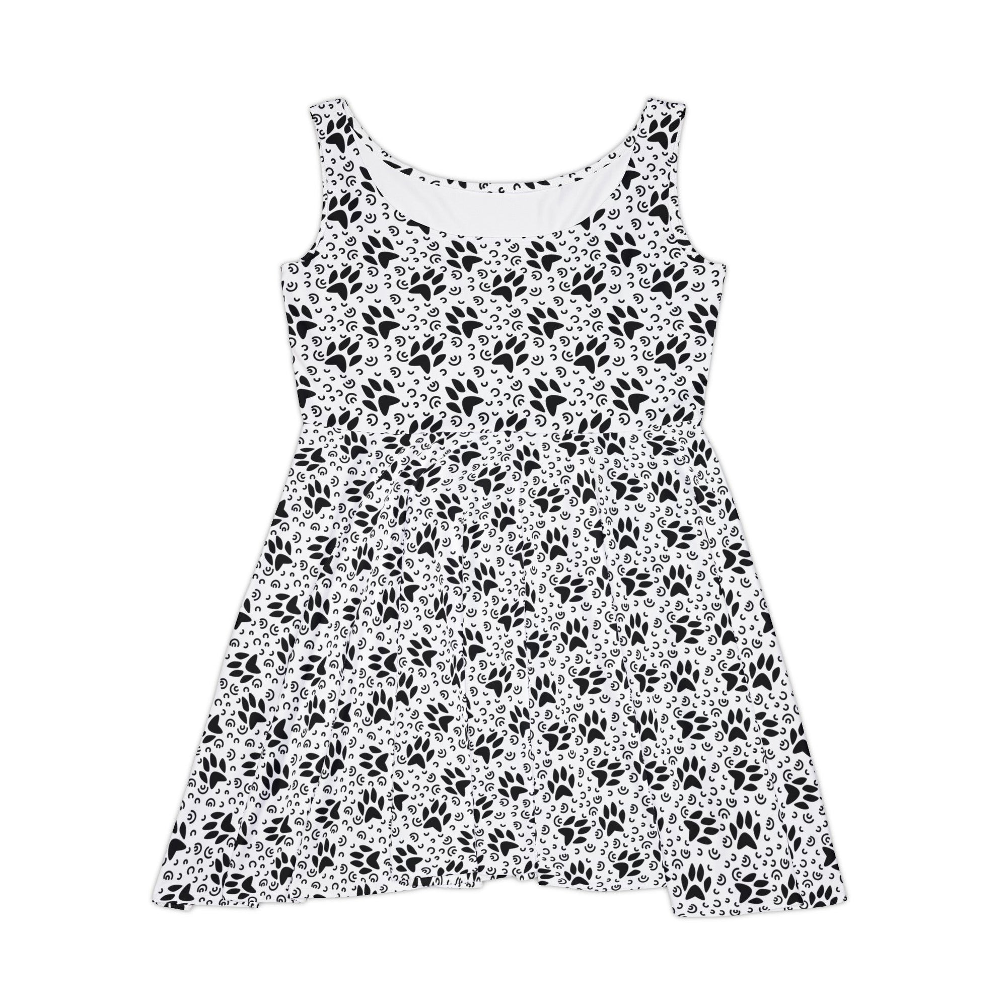 Black & White Women's Skater Dress - All Over Prints - Epileptic Al’s Shop