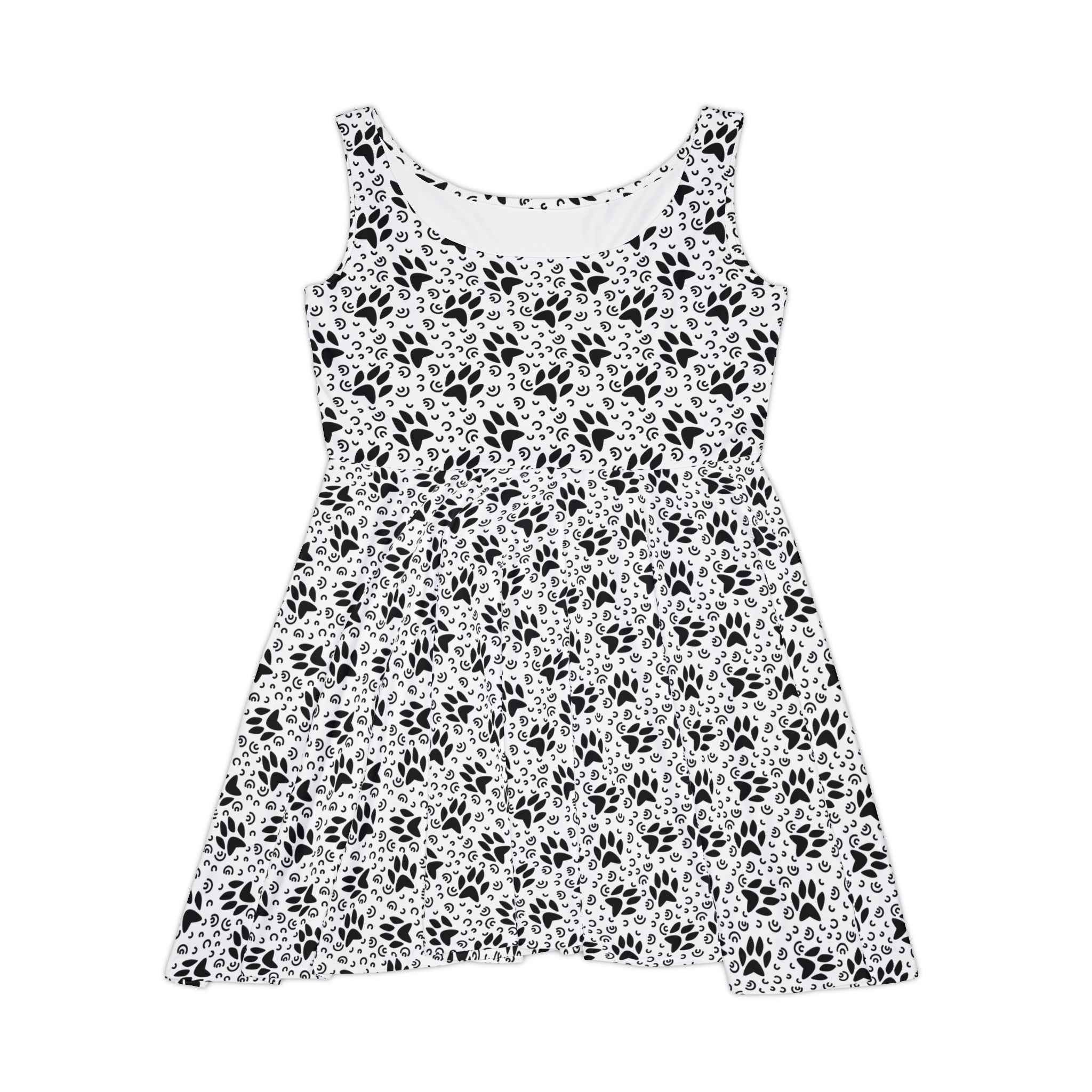 Black & White Women's Skater Dress - EpiAl's Shop