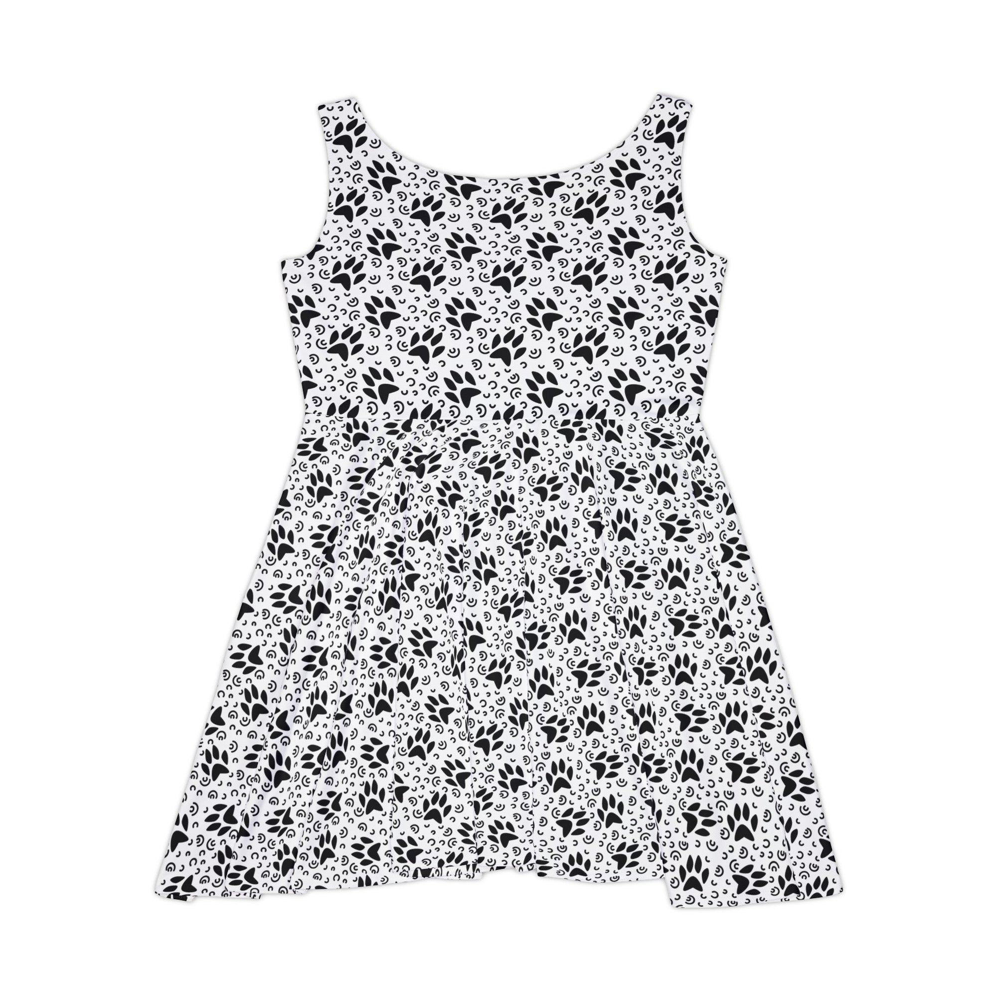 Black & White Women's Skater Dress - All Over Prints - Epileptic Al’s Shop