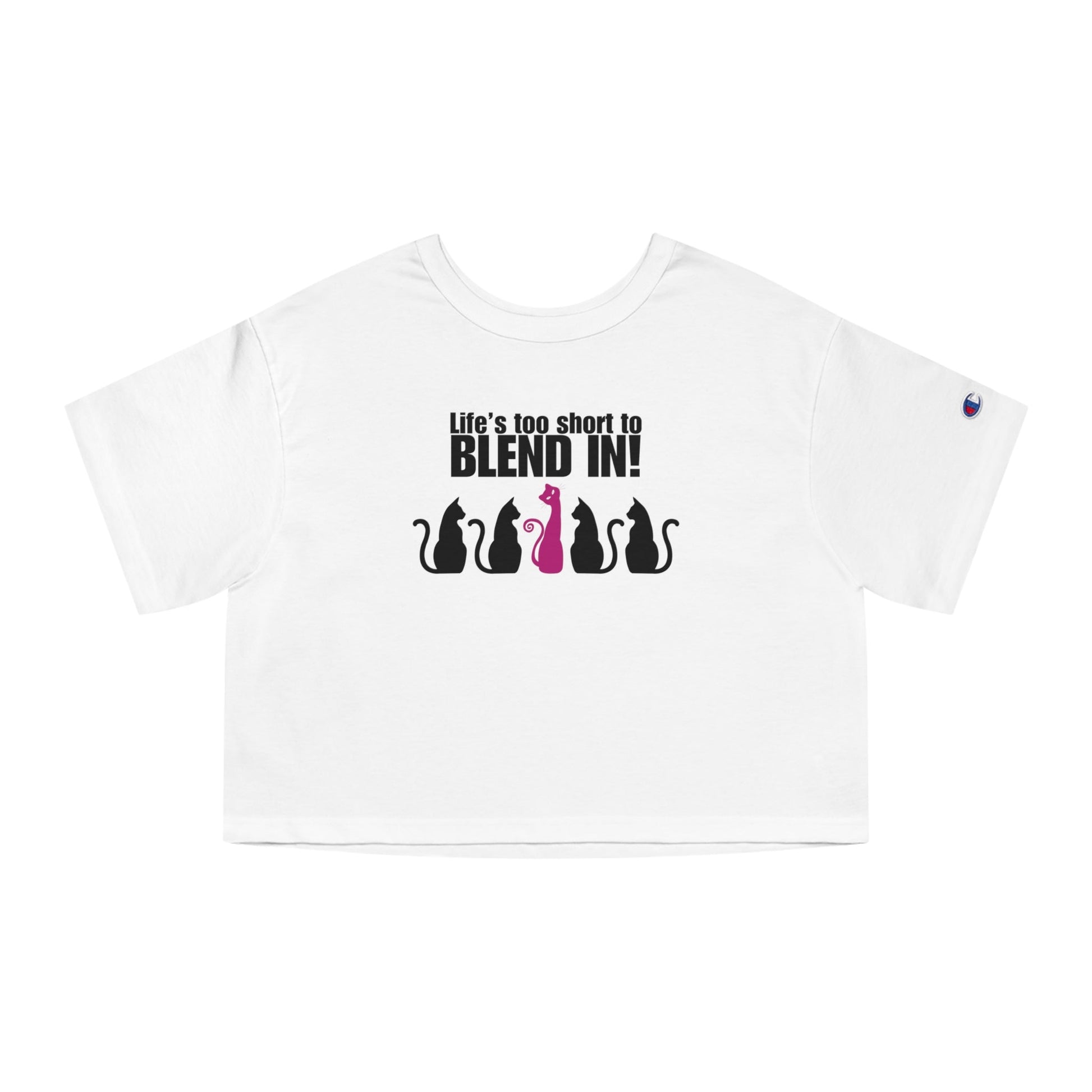 Blend Champion Women's Heritage Cropped T - Shirt - T - Shirt - Epileptic Al’s Shop