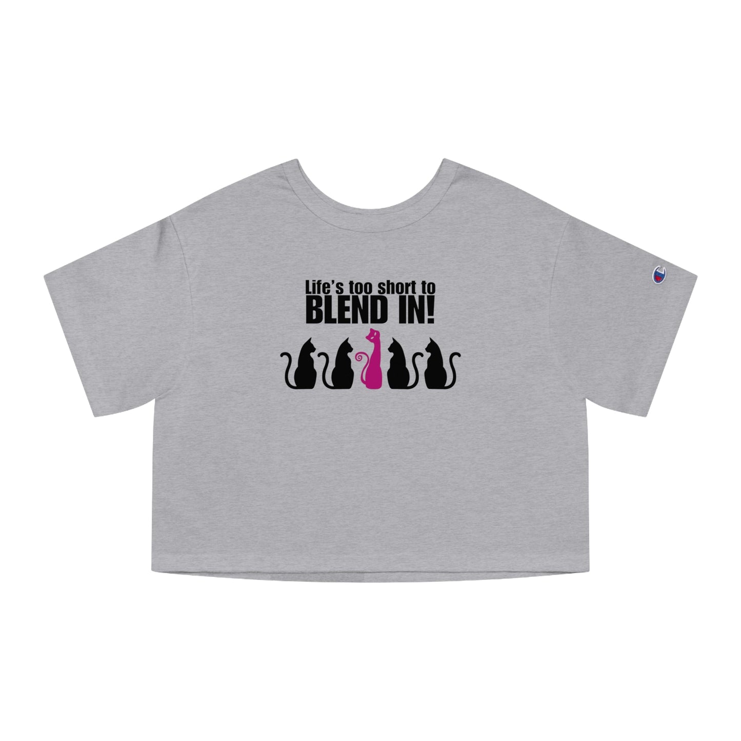 Blend Champion Women's Heritage Cropped T - Shirt - T - Shirt - Epileptic Al’s Shop