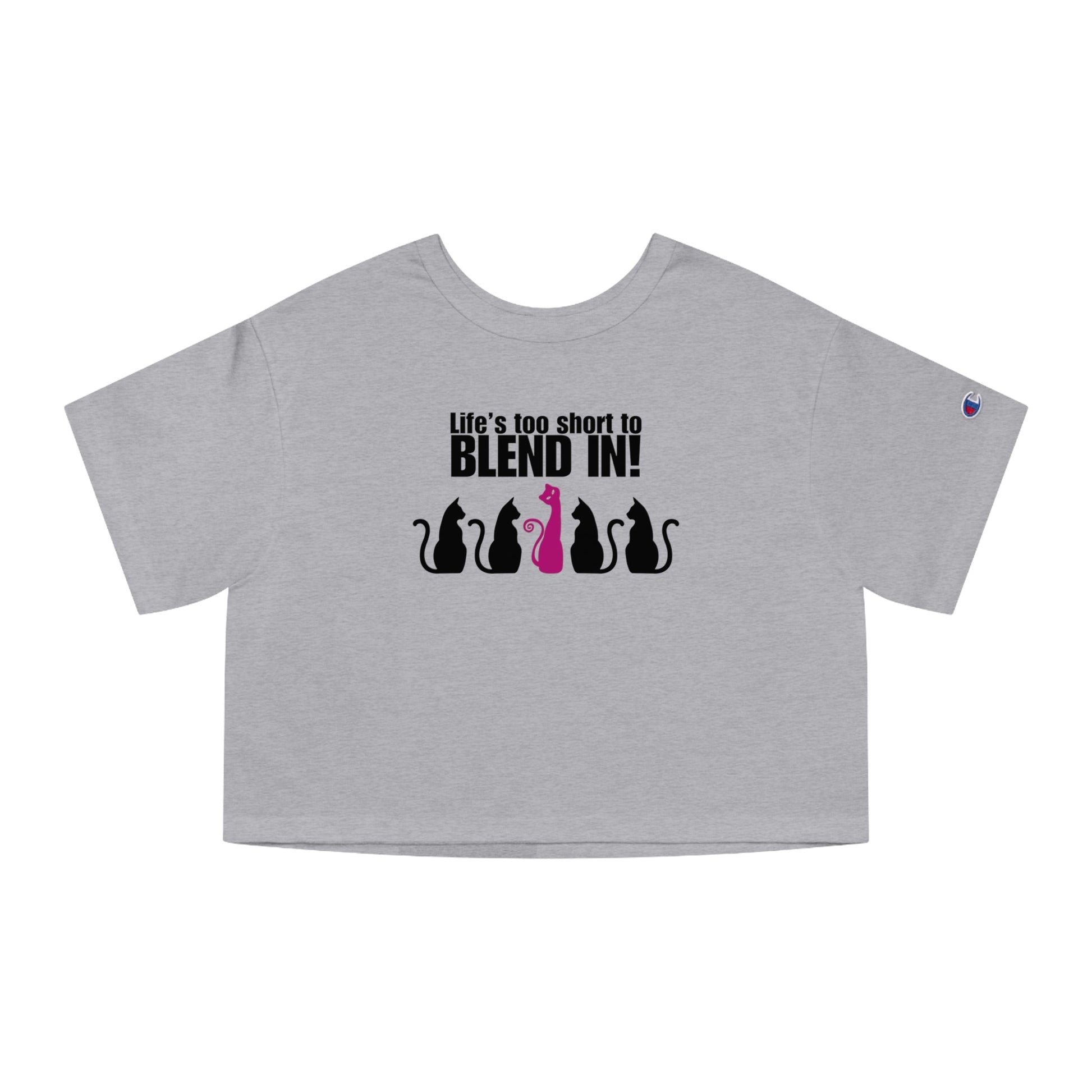 Blend Champion Women's Heritage Cropped T - Shirt - T - Shirt - Epileptic Al’s Shop