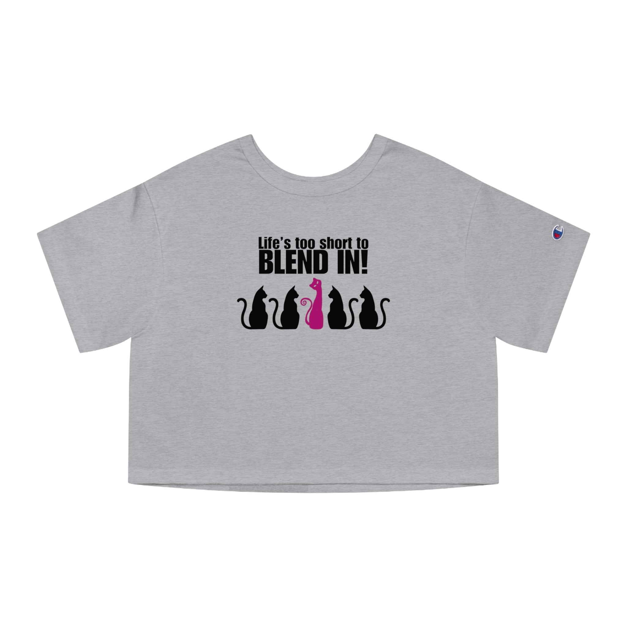 Blend Champion Women's Heritage Cropped T - Shirt - T - Shirt - Epileptic Al’s Shop