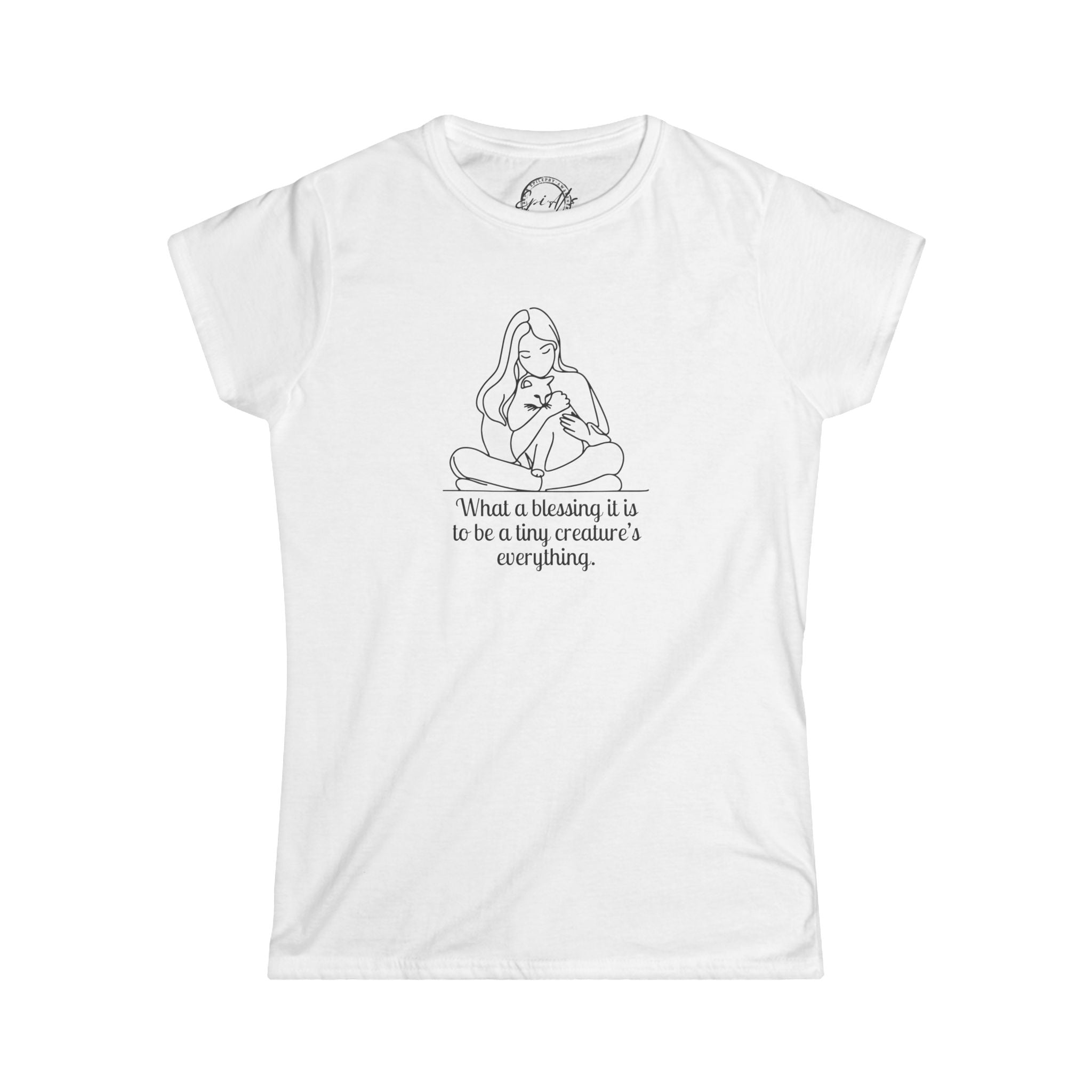 Blessing Inspirational Cat Lady's Softstyle Tee - Clothing, T-shirts - EpiAl's Shop
