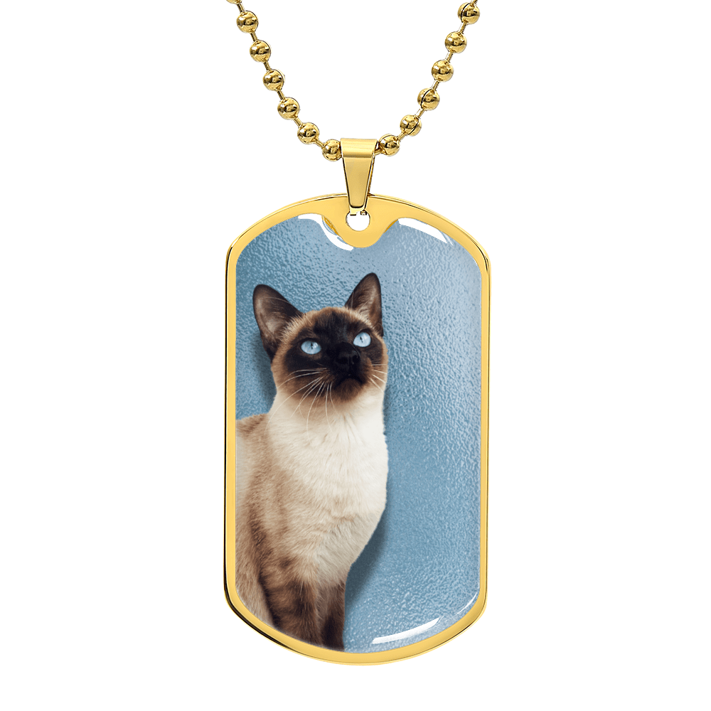 Blue Eyed Siamese Necklace - Jewelry, Necklaces - EpiAl's Shop