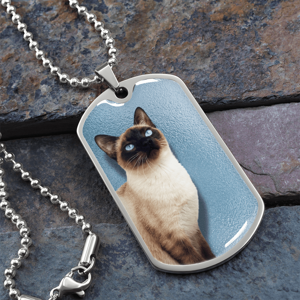 Blue Eyed Siamese Necklace - Jewelry, Necklaces - EpiAl's Shop