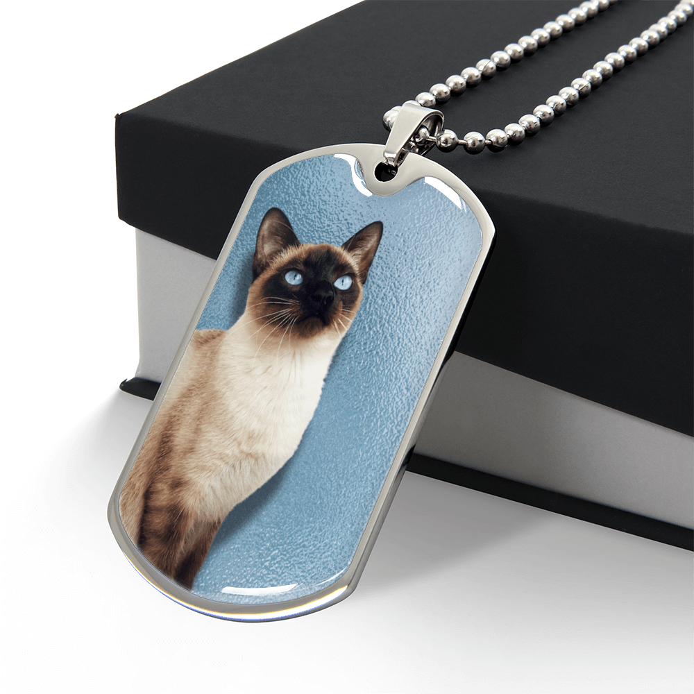 Blue Eyed Siamese Necklace - Jewelry, Necklaces - EpiAl's Shop