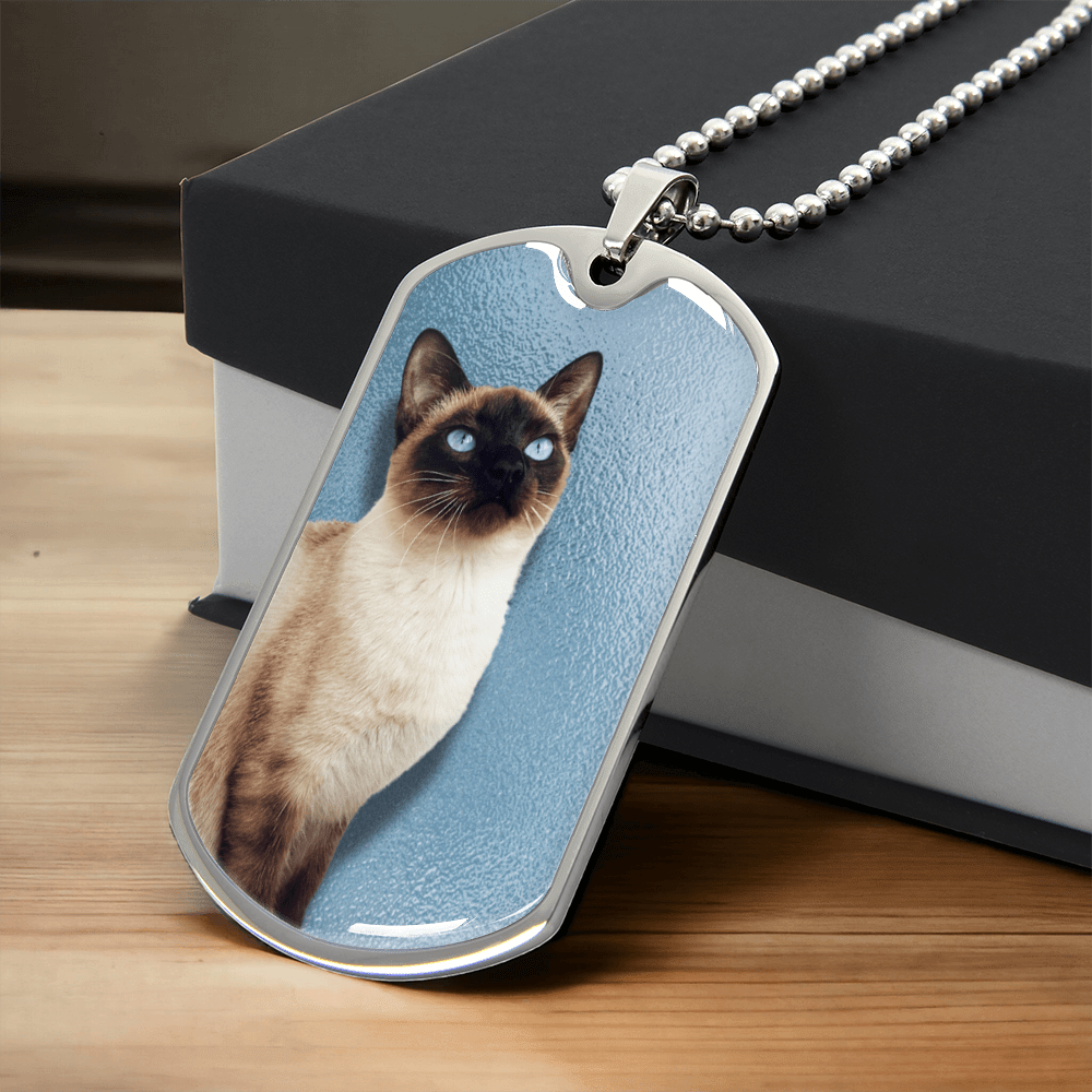 Blue Eyed Siamese Necklace - Jewelry, Necklaces - EpiAl's Shop