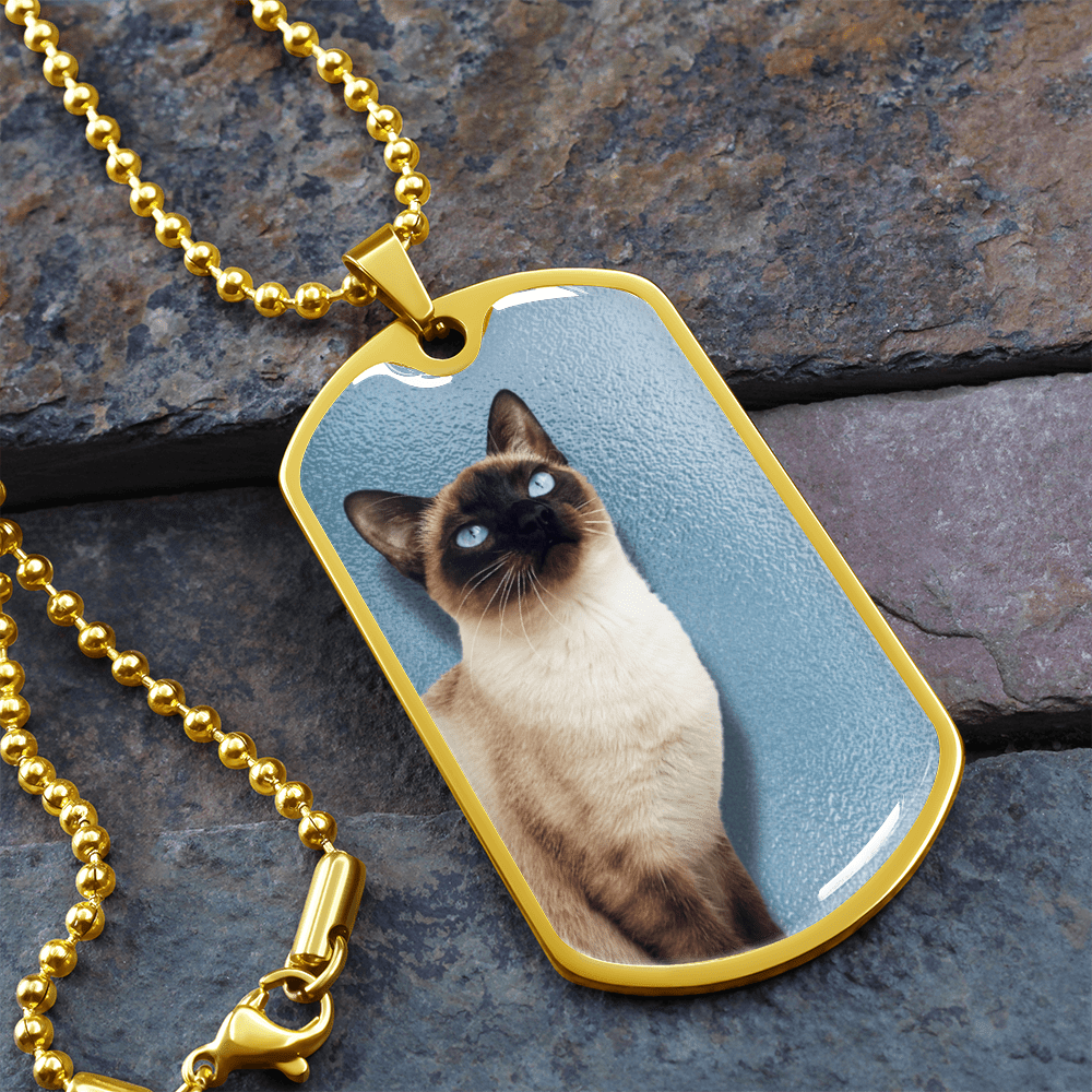 Blue Eyed Siamese Necklace - Jewelry, Necklaces - EpiAl's Shop