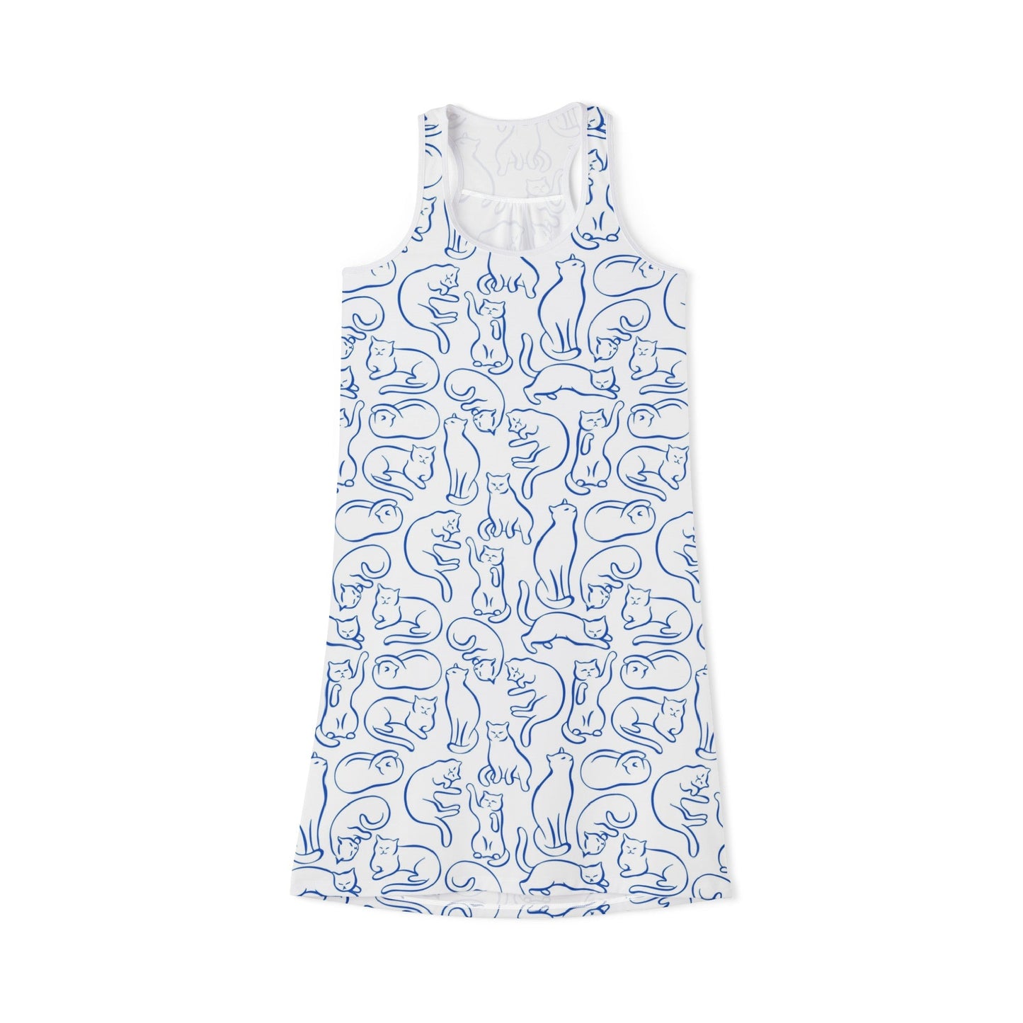 Blue Kitty Women's Racerback Dress - Tank Top - Epileptic Al’s Shop